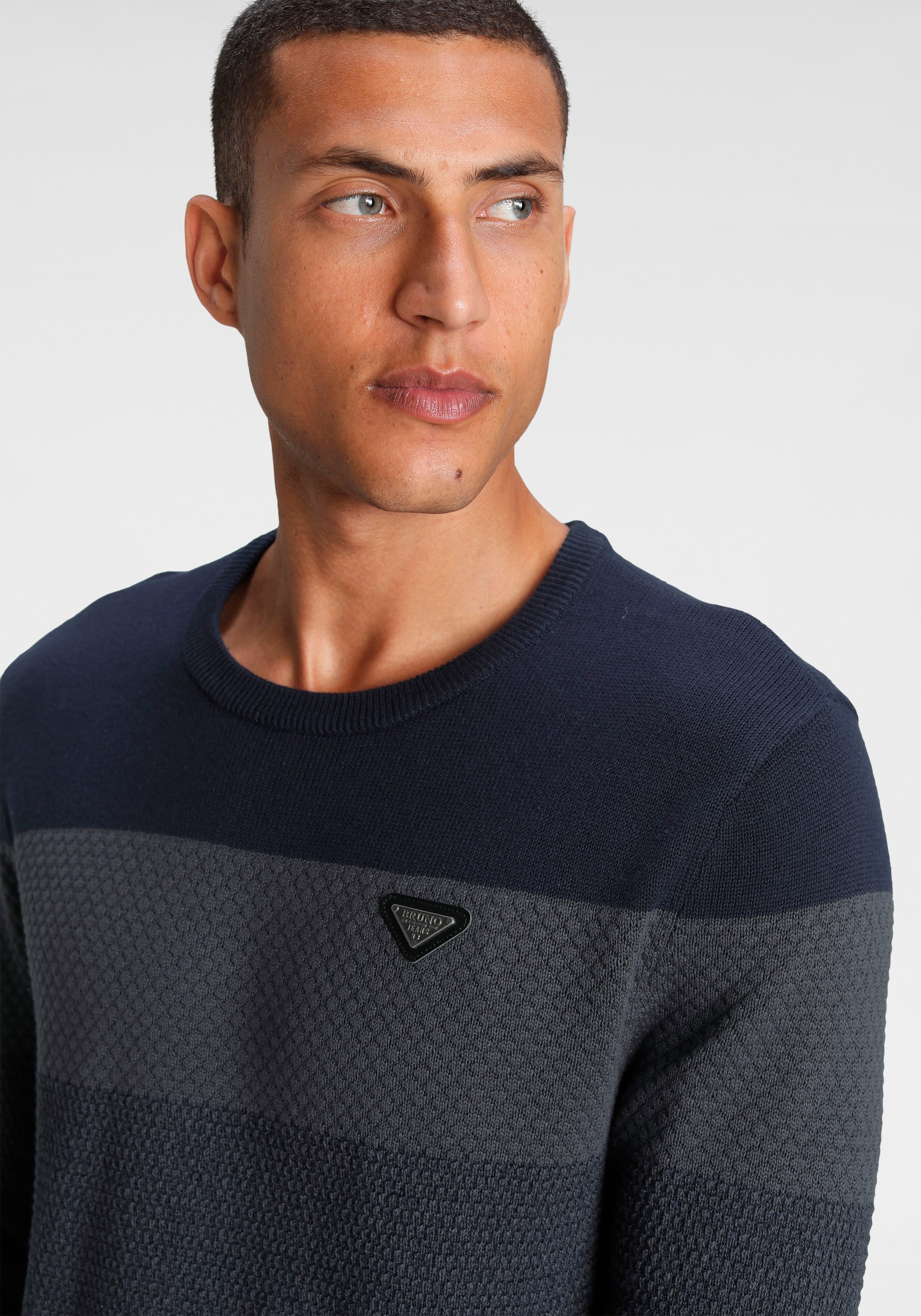 Bruno Banani Strickpullover, im modischem Look