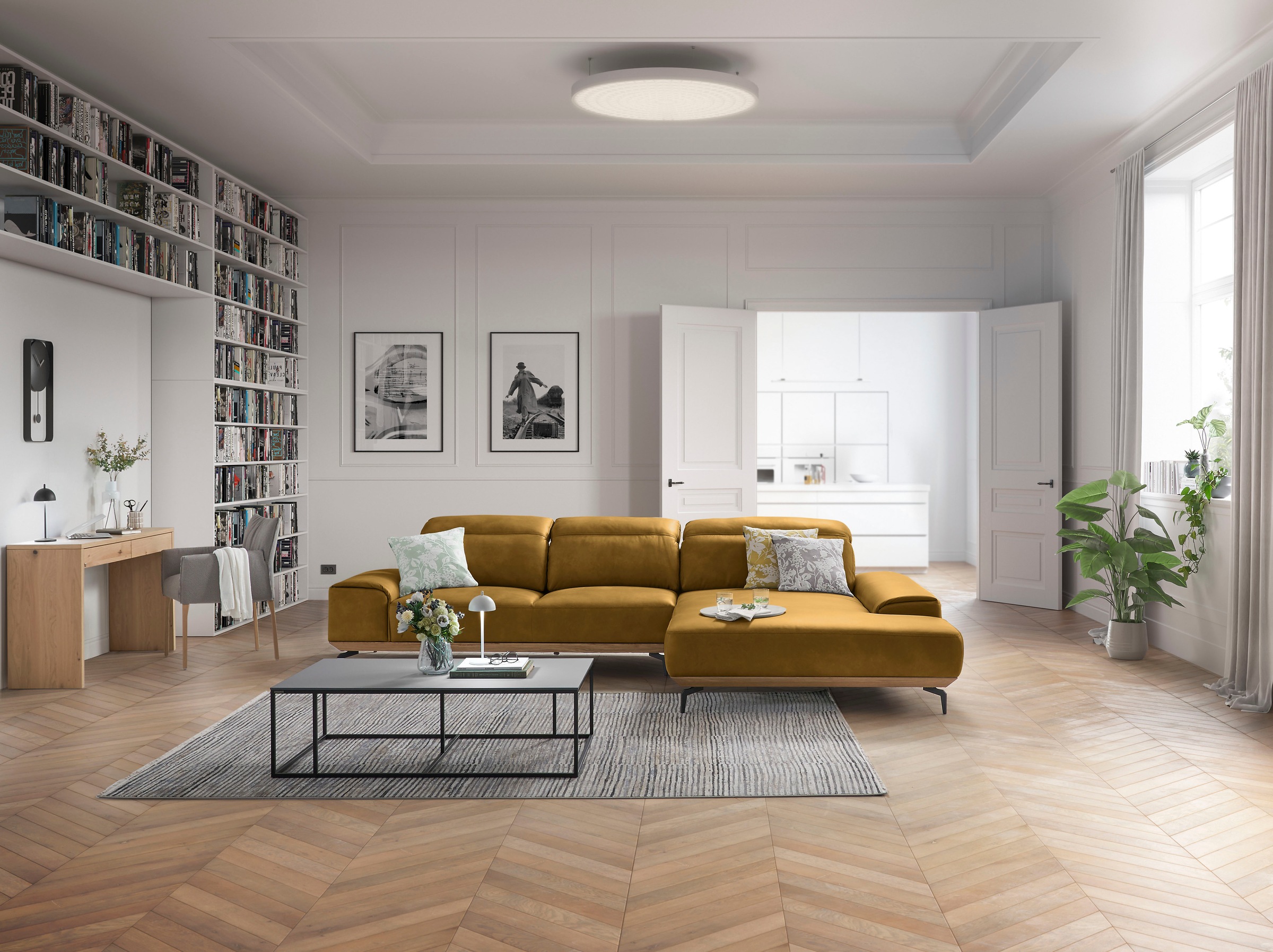 Musterring Wohnlandschaft "MR 2490 Ecksofa mit erstklassigem Sitzkomfort, L günstig online kaufen