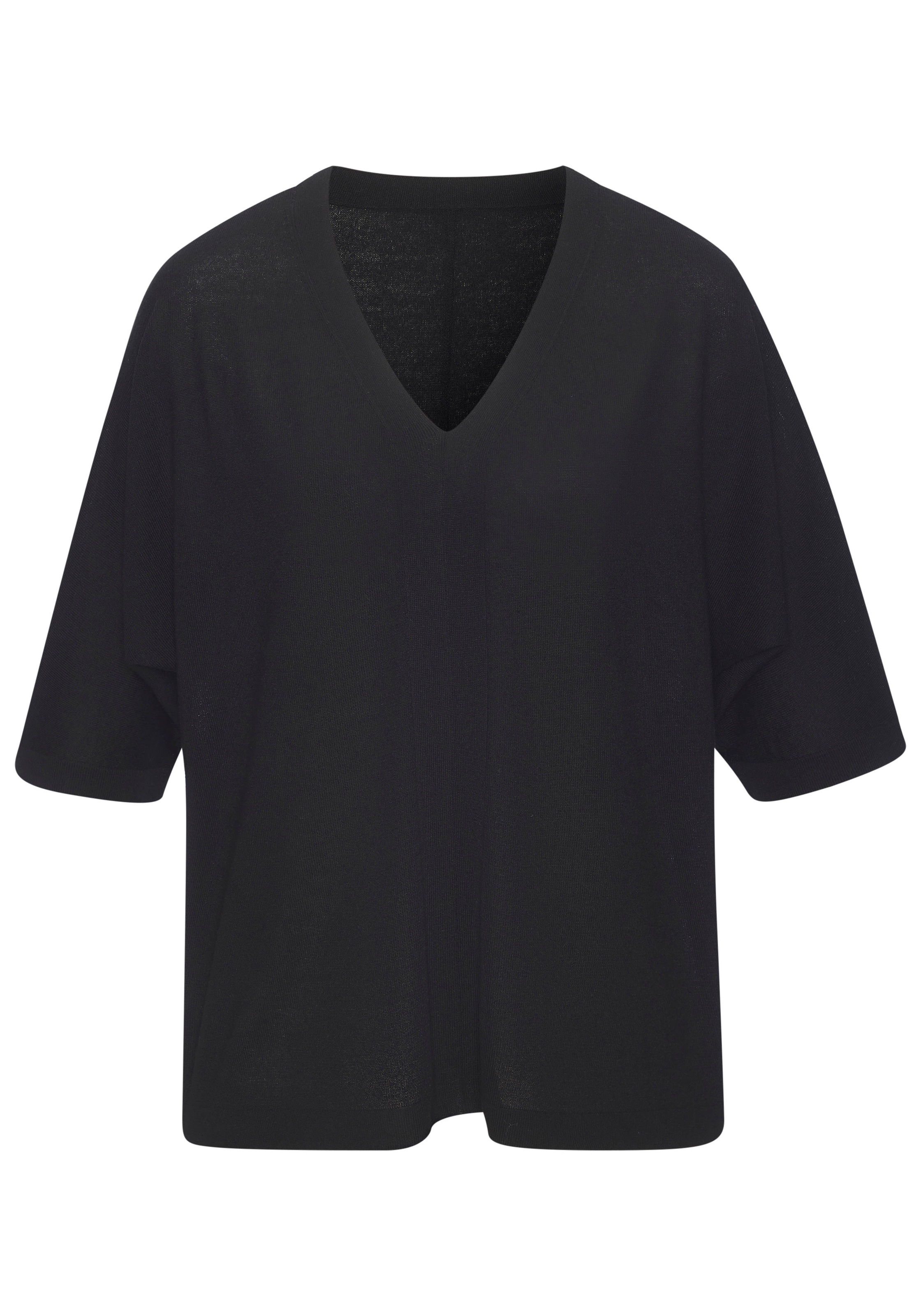 Vivance Kurzarmshirt "mit Zierknopfleiste", aus weicher Strickqualität mit günstig online kaufen