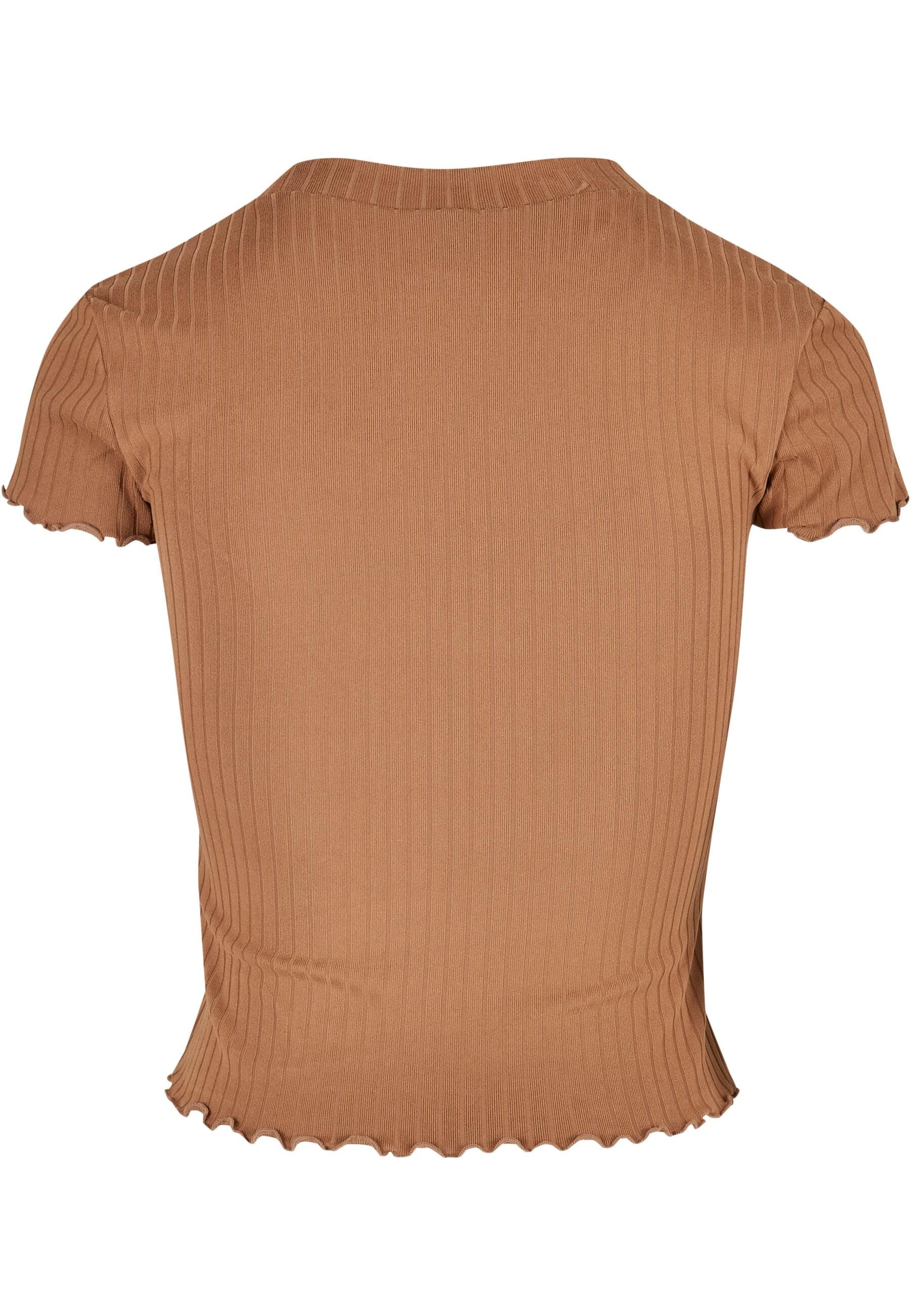 URBAN CLASSICS T-Shirt »Urban Classics Damen Ladies Short Rib Tee«