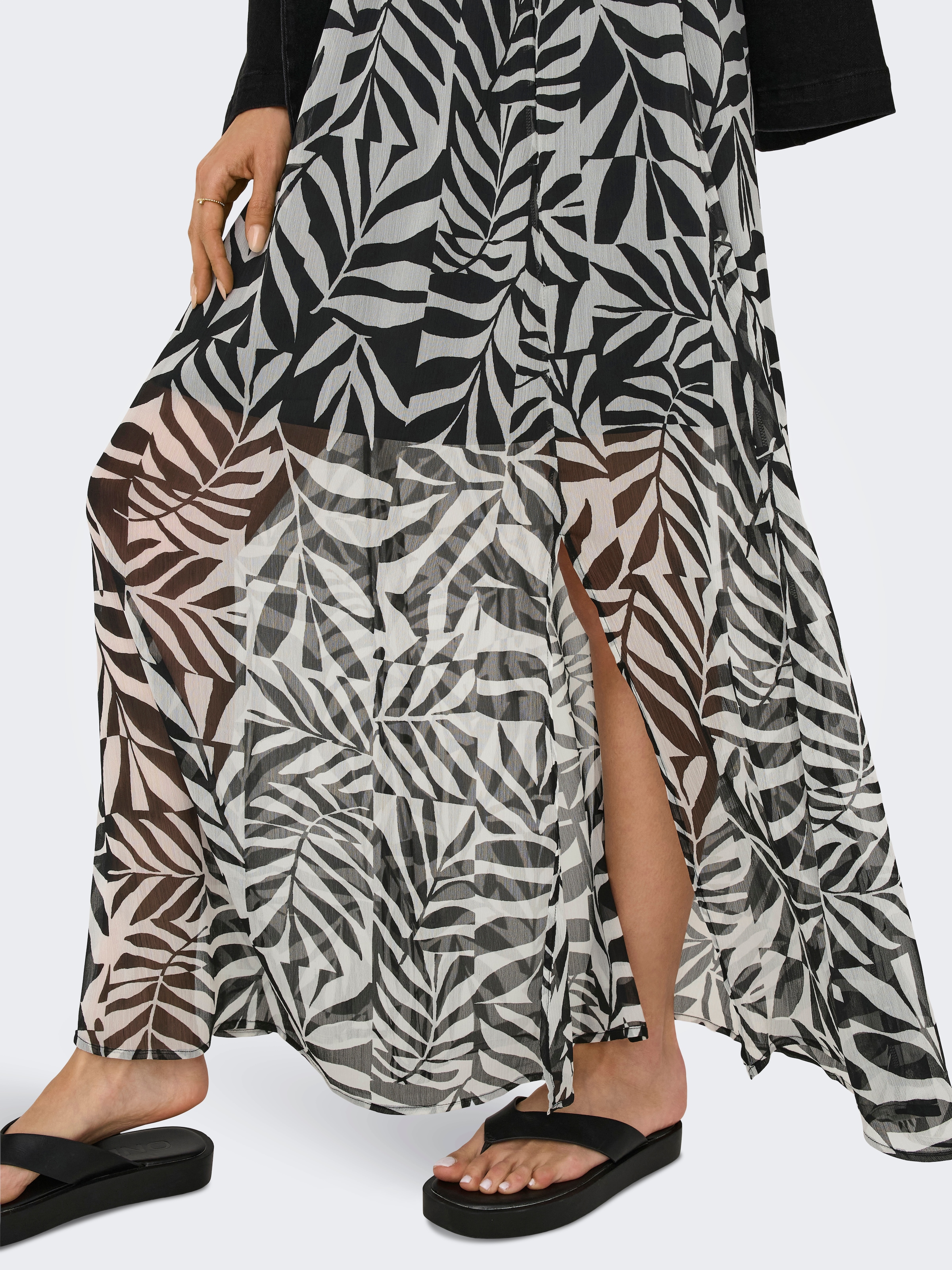 ONLY Faltenrock »ONLASTA LIFE SLIT ANKEL SKIRT PTM«