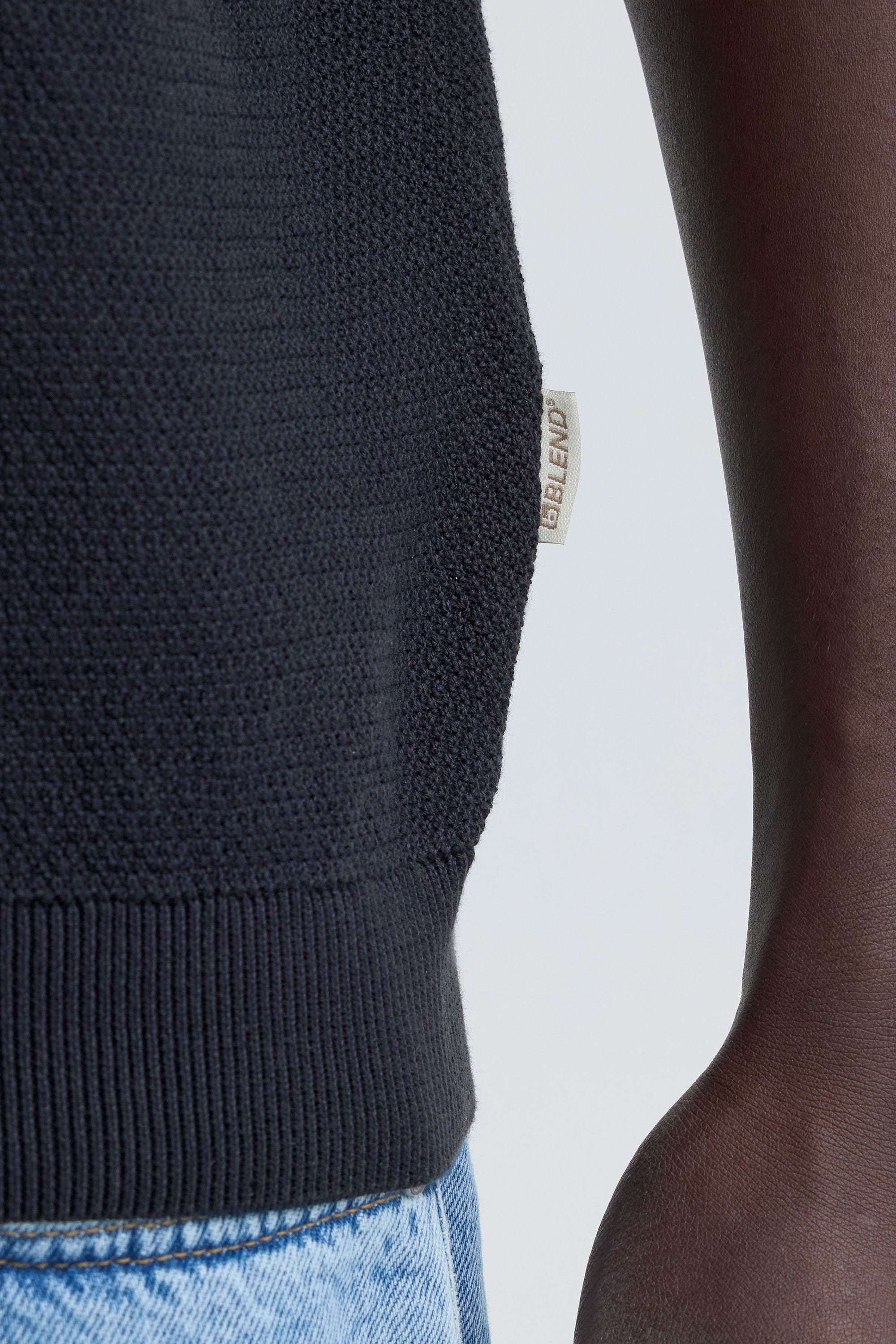 Blend Poloshirt »BHGarry Knit« Modernes Feinstrick-Poloshirt mit kurzer Knopfleiste