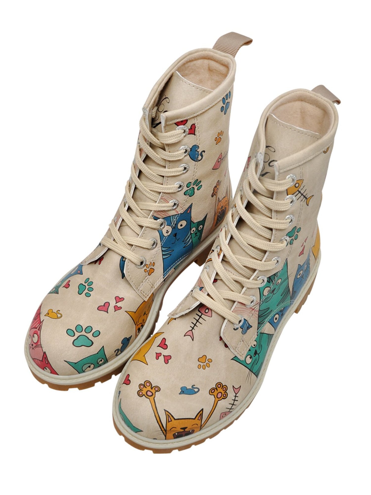 DOGO Schnürboots "Boots Cat Lovers Damen Boots / Female", Vegan günstig online kaufen