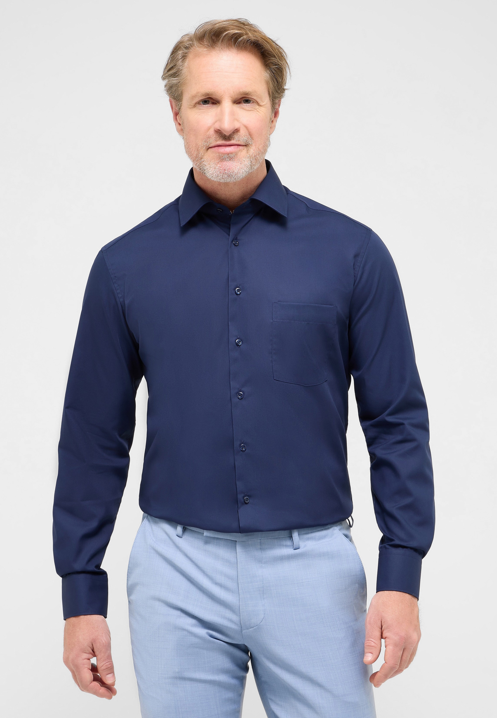Eterna Langarmhemd "MODERN FIT", NON IRON (bügelfrei) günstig online kaufen