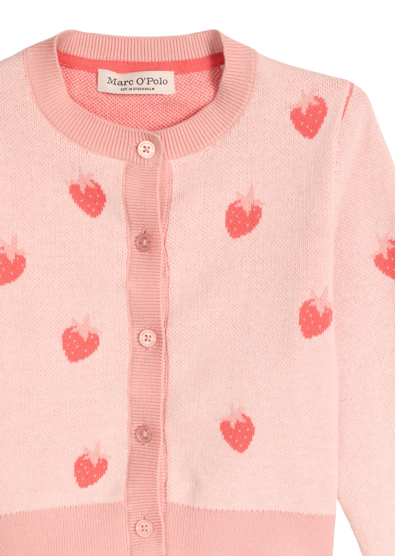 Marc O'Polo Cardigan »mit Erdbeermuster«