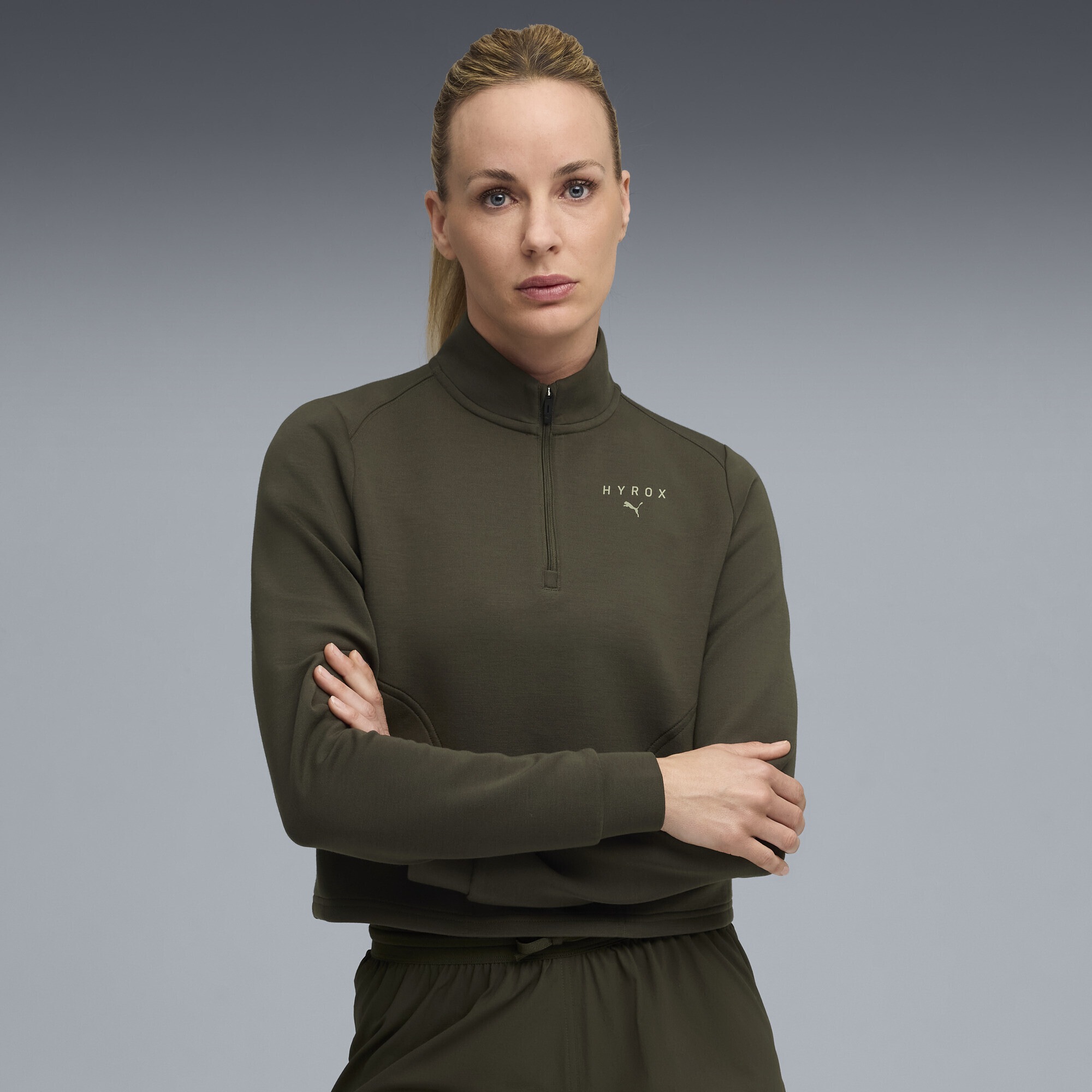 PUMA Sweatjacke "PUMA x HYROX CLOUDSPUN Top Damen" günstig online kaufen