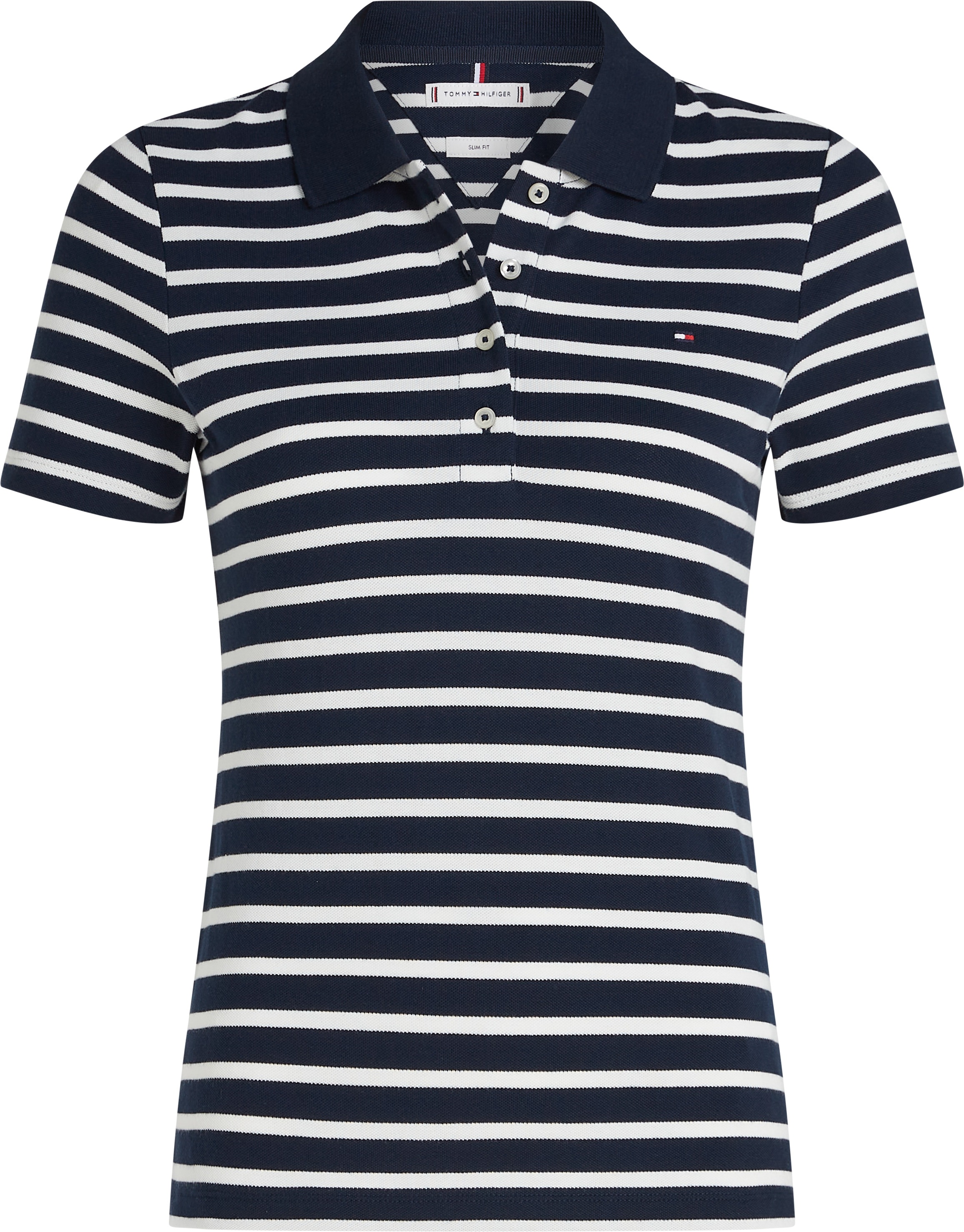 Tommy Hilfiger Poloshirt »1985 Slim Fit Pique Premium«, mit Logostickerei, mit Seitenschlitzen