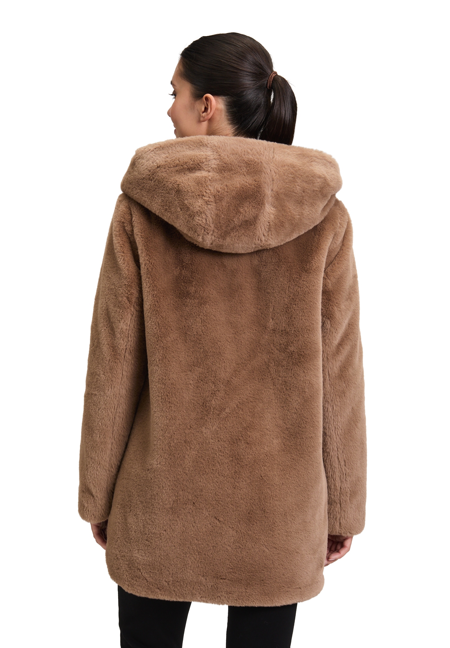 Betty Barclay Plüschjacke »Betty Barclay Damen Plüschjacke mit Kapuze«, mit Kapuze