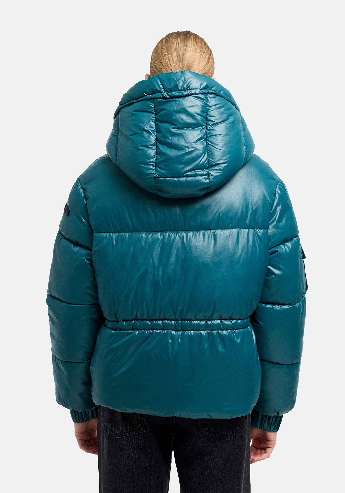 Marikoo Winterjacke »Glimini« mit Kapuze Winterjacke mit Kapuze, modische Steppung, warm gefüttert