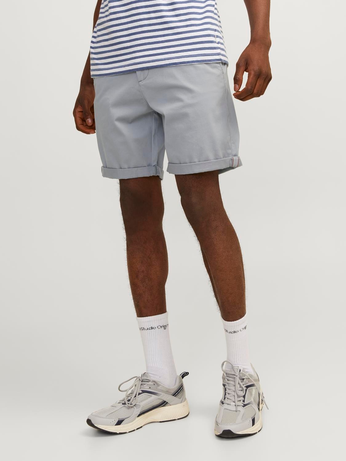 Jack & Jones Chinoshorts "JPSTBOWIE JJSHORTS S", mit Aufschlag