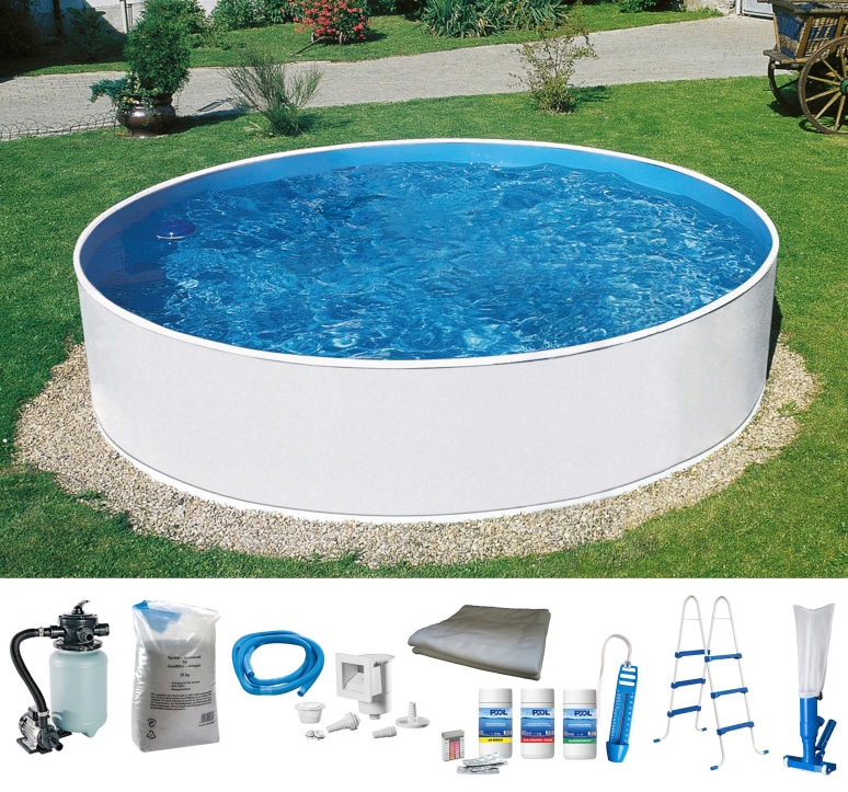 my POOL BWT Rundpool "ALL IN inkl. umfangreichem Zubehör" in verschiedene Größen erhältlich