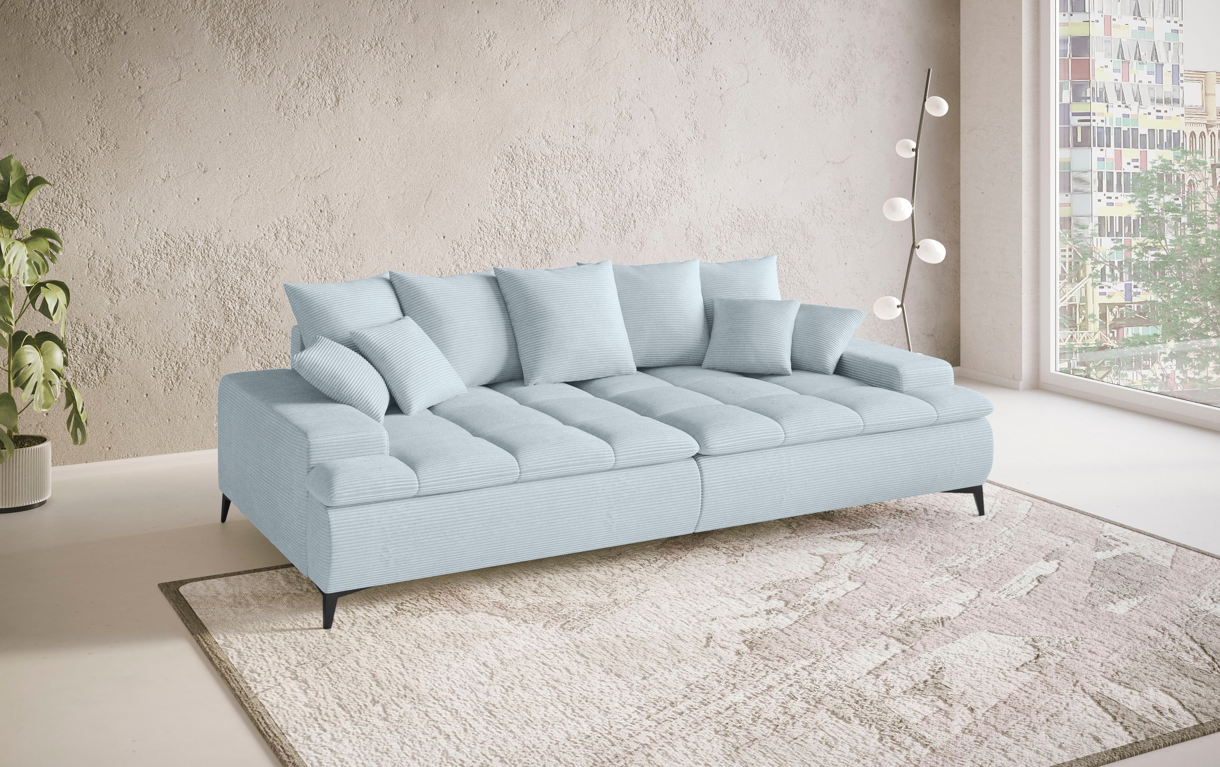 Mr. Couch Big-Sofa "Haiti III", Mit Kaltschaum, bis 140 kg belastbar günstig online kaufen