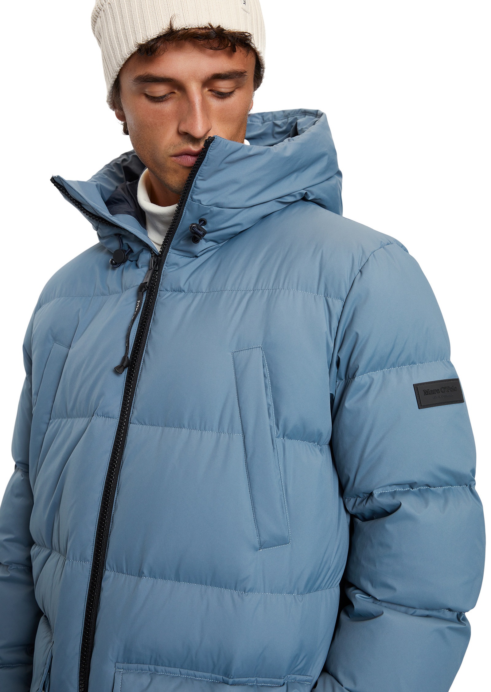 Marc O'Polo Outdoorjacke »mit wasserabweisender Oberfläche«, ohne Kapuze
