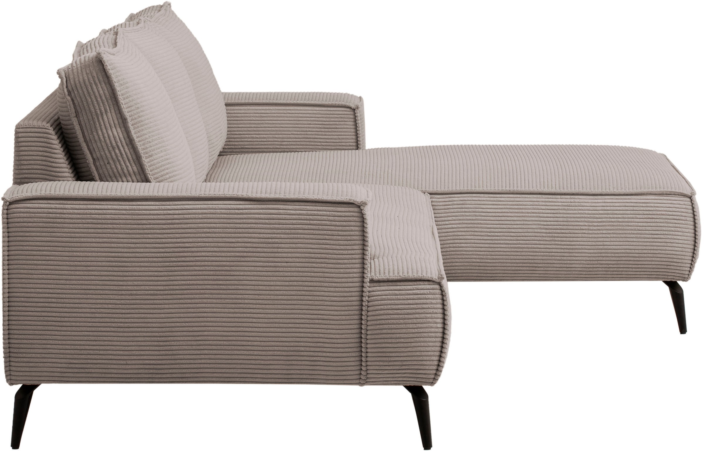 andas Sitzgruppe »TVINNU, Polsterecke L-Form, Schlaffunktion, mit Hocker«, (Set, 2 tlg.), stellbar zum Schlafsofa (Krokodilverbinder)