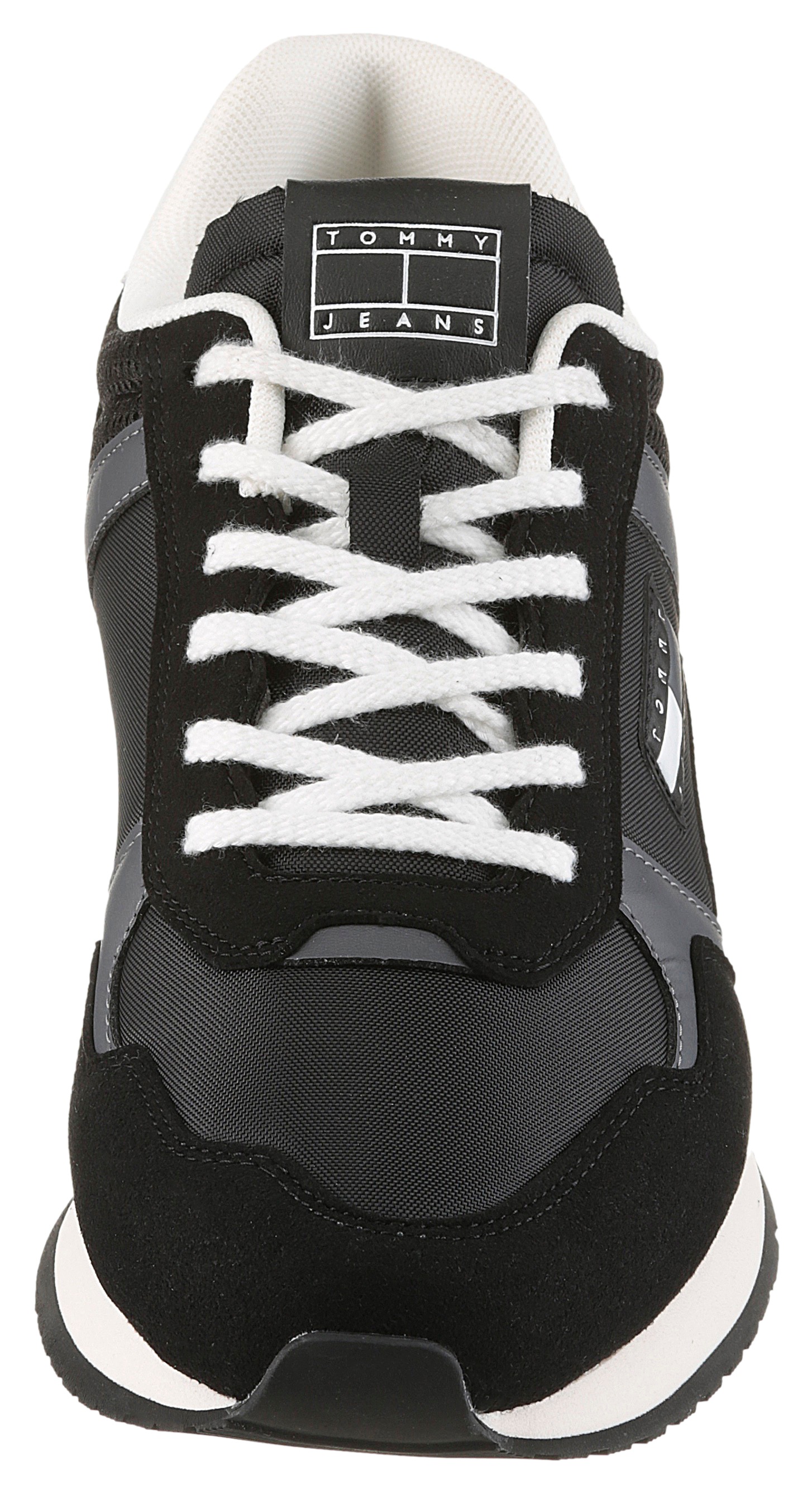 Tommy Jeans Sneaker »TJM RUNNER CASUAL«, Freizeitschuh, Halbschuh, Schnürschuh mit seitlicher Logoflagge