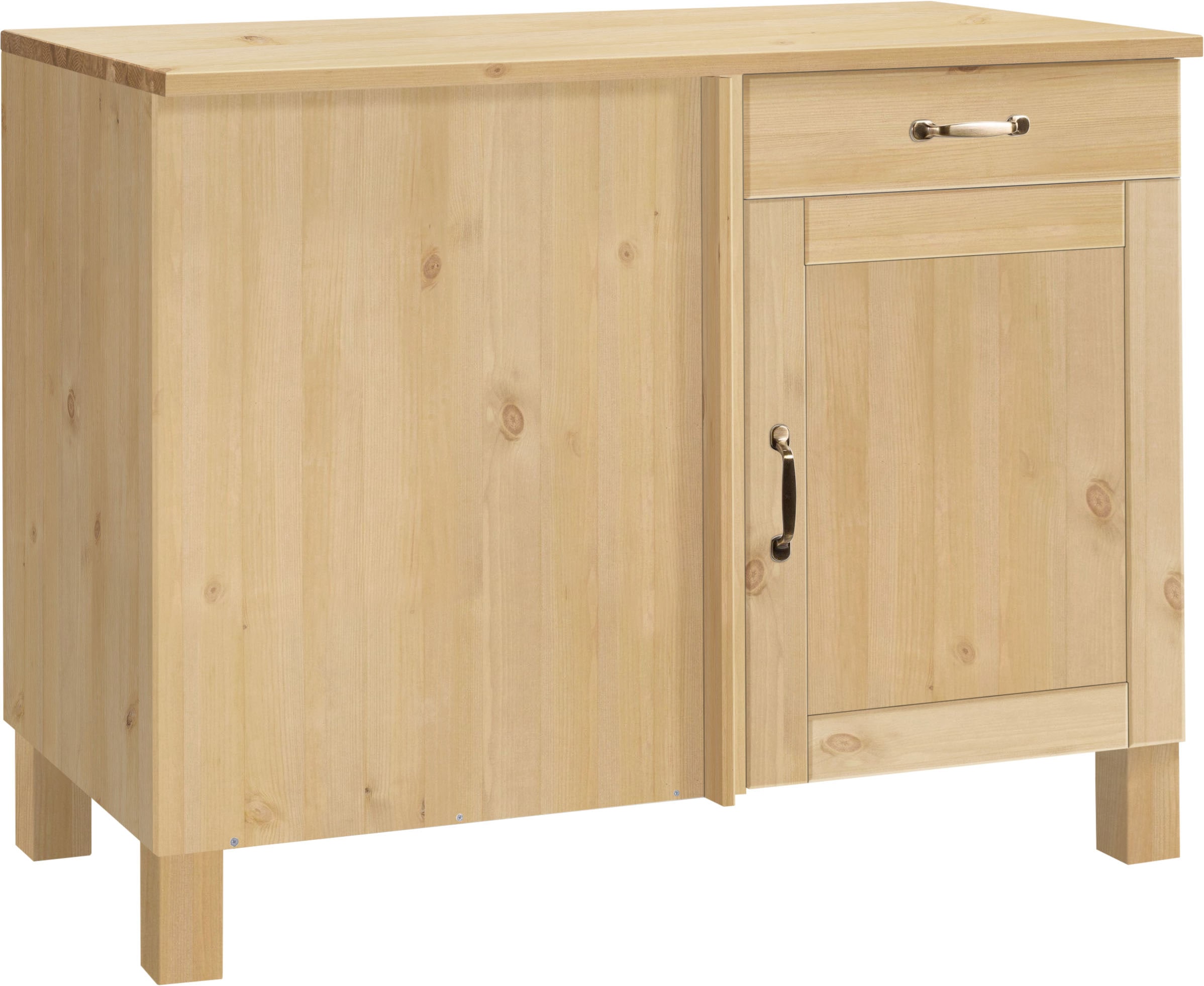Home affaire Eckunterschrank "Alby" Breite 110 cm, 1 Tür und 1 Schublade