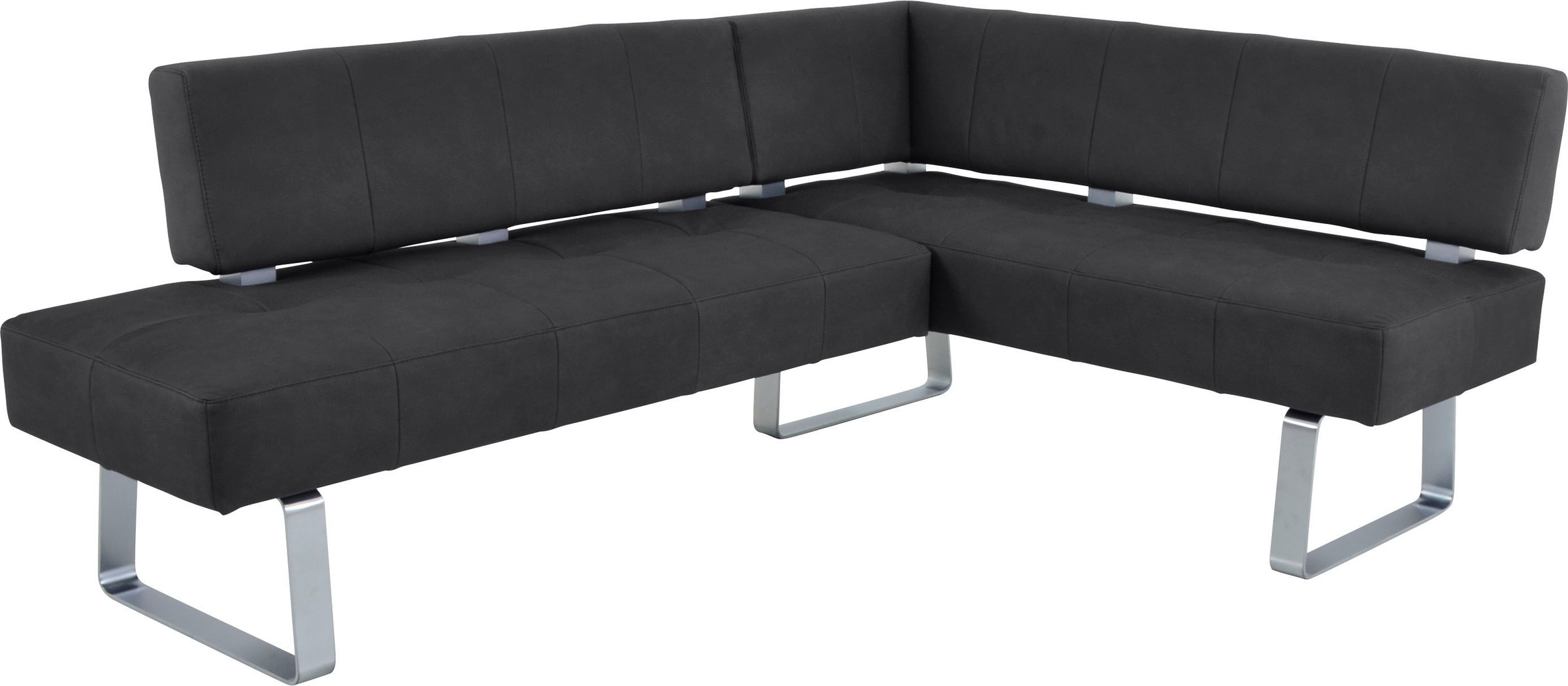 K+W Komfort & Wohnen Eckbankgruppe »Spider II«, (Set, 4 tlg.), langer Schenkel 227cm, 2 Freischwinger, Auszugstisch in Breite 130 cm