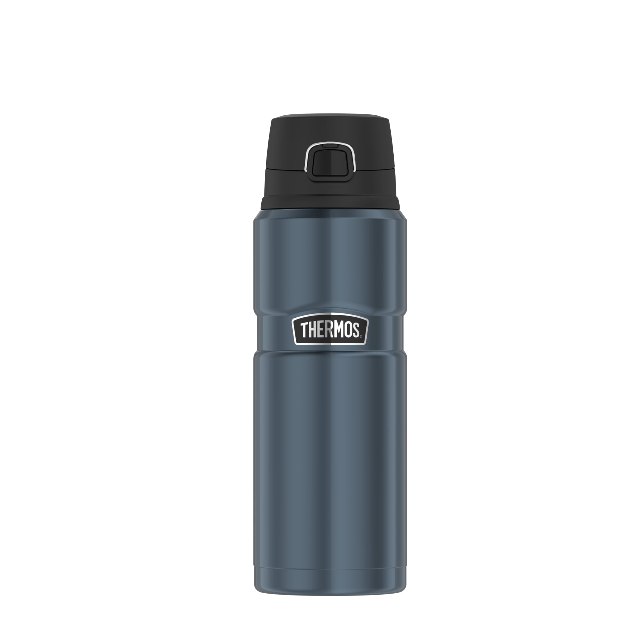 THERMOS Isolierflasche »STAINLESS KING BOTTLE, doppelwandiger Edelstahl« 0,7l, 15h heiß & 24h kalt, Safe Flow Lid mit Push Button