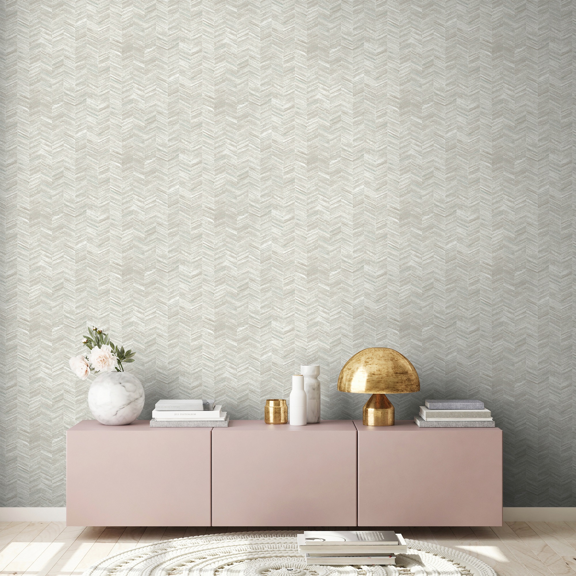 A.S. Création Vliestapete »Geo Effect«, Fischgratmuster-geometrisch-Motiv, Tapete Geometrisch Tapeten Wohnzimmer Schlafzimmer Küche Design Optik