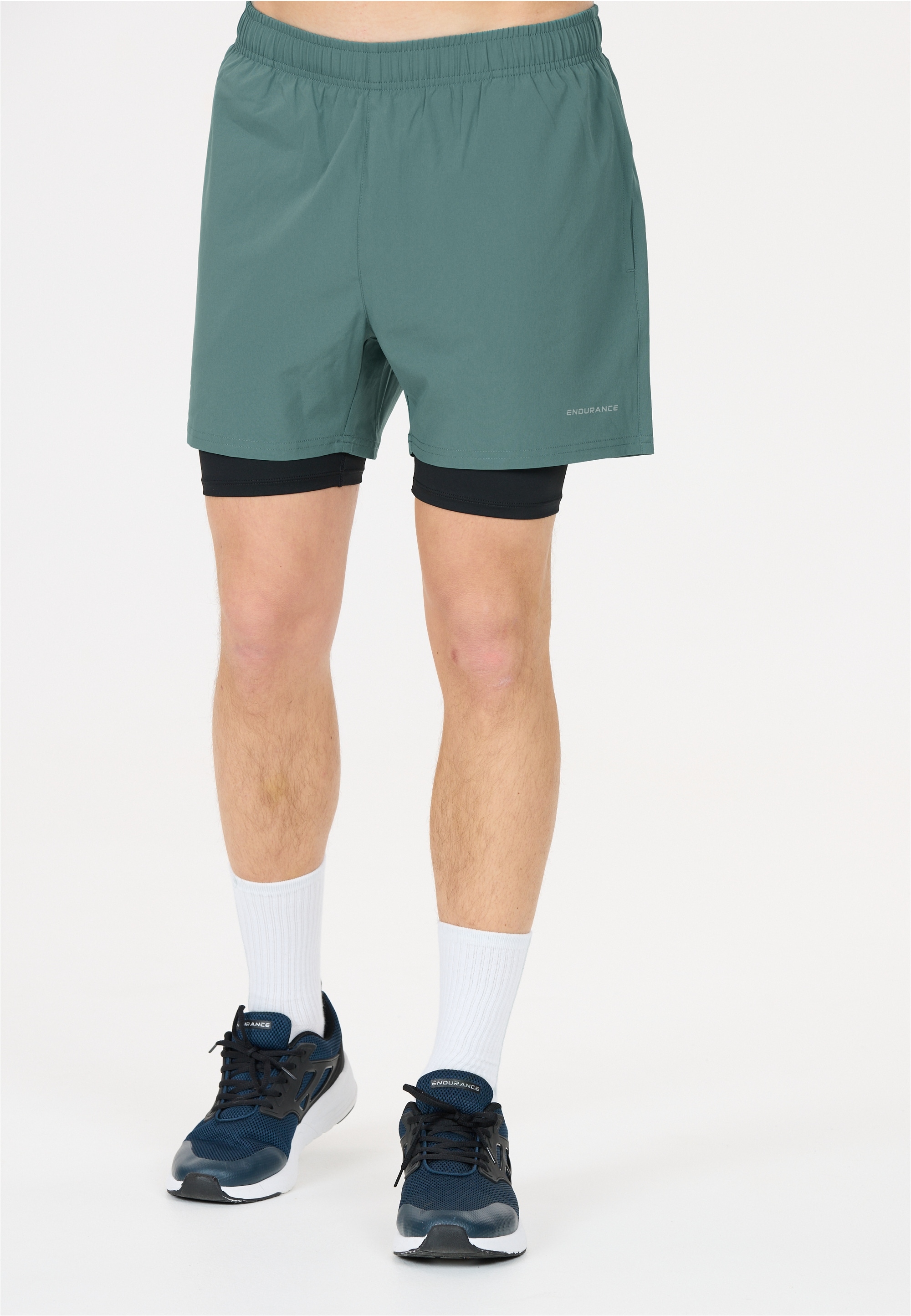 ENDURANCE Shorts "Kros" im 2-in-1-Design mit Quick Dry und Stretch-Funktion