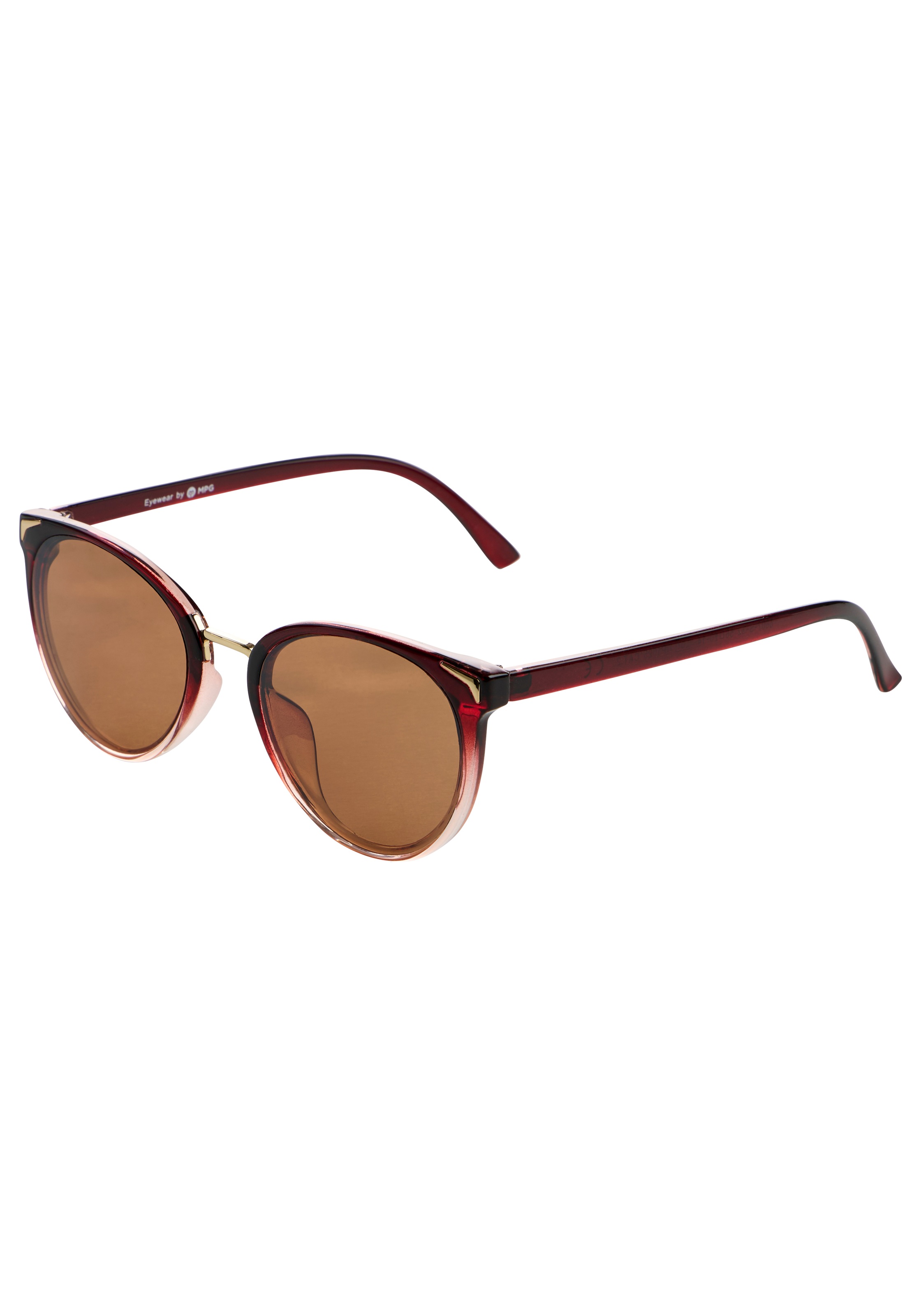 Laura Scott Sonnenbrille Tropfen-Design, Vollrandrahmen, altrosa mit Farbverlauf