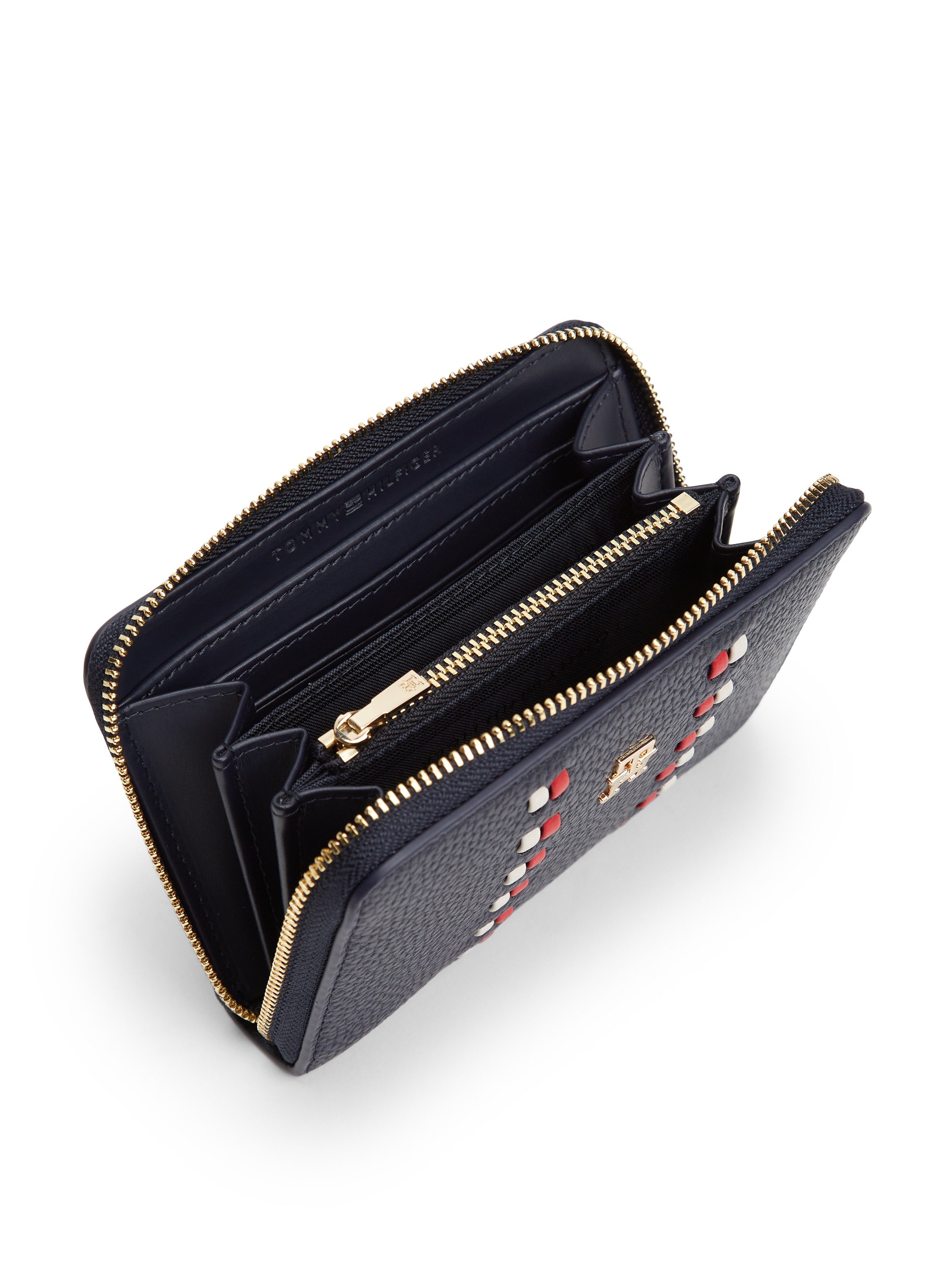 Tommy Hilfiger Geldbörse "TH ICON MED ZA CORP", Damen Geldbeutel, Portemonn günstig online kaufen