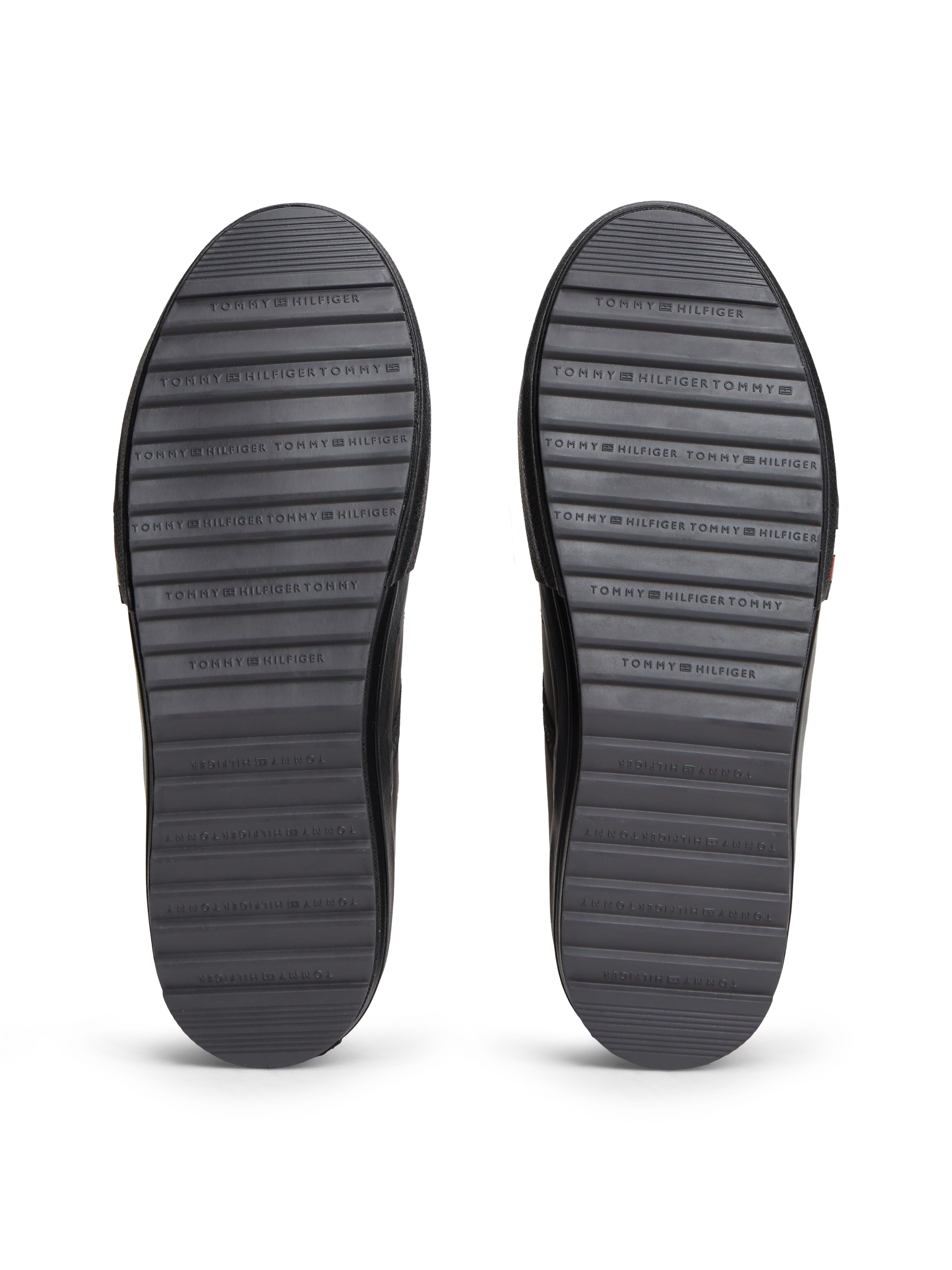 Tommy Hilfiger Sneaker »HARLEM STREET CLEAT WINTER«  Schnürboots, Freizeitboots mit Kontrastbesatz an der Ferse