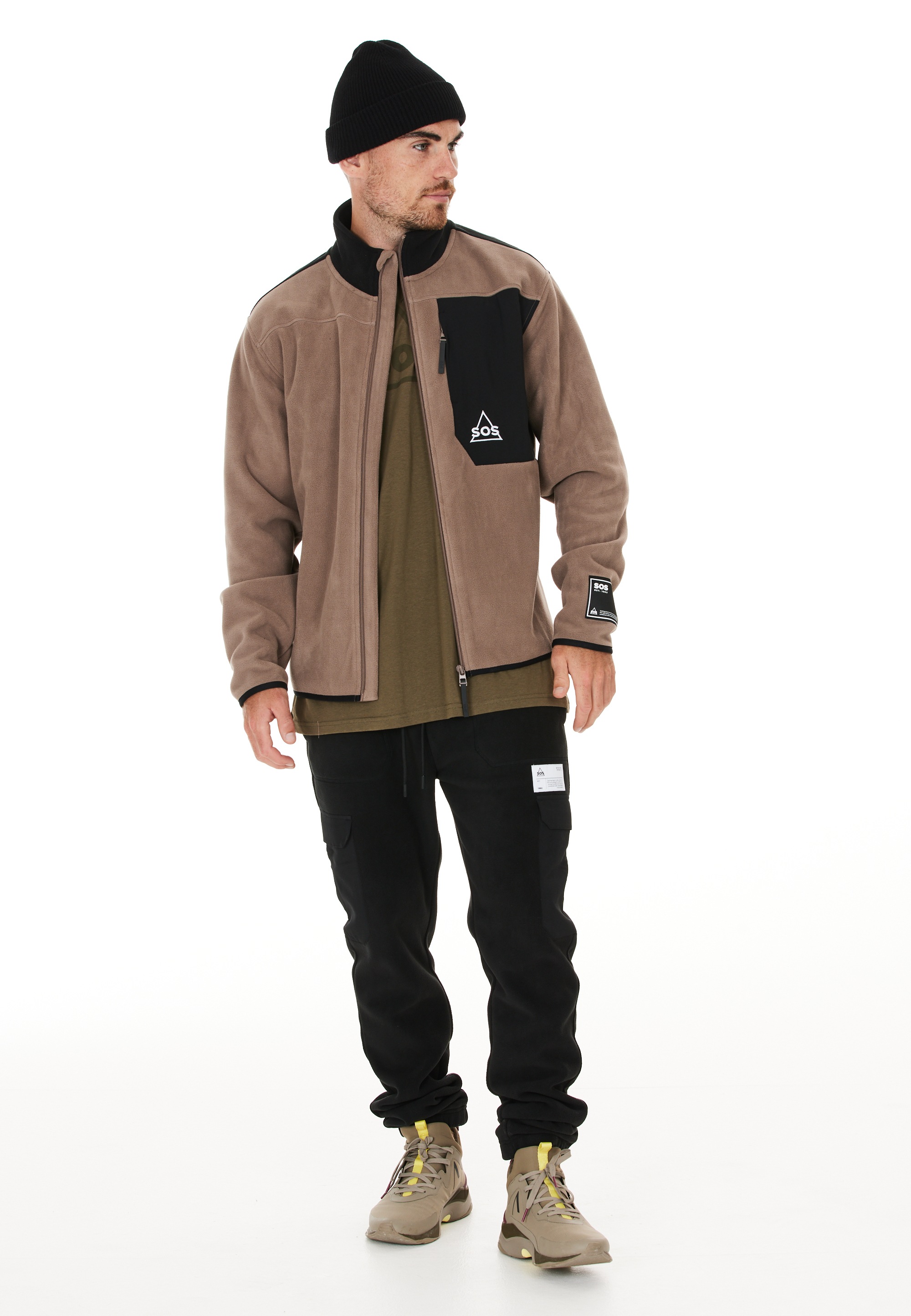 SOS Fleecejacke »Garmisch«, mit recyceltem Polyester