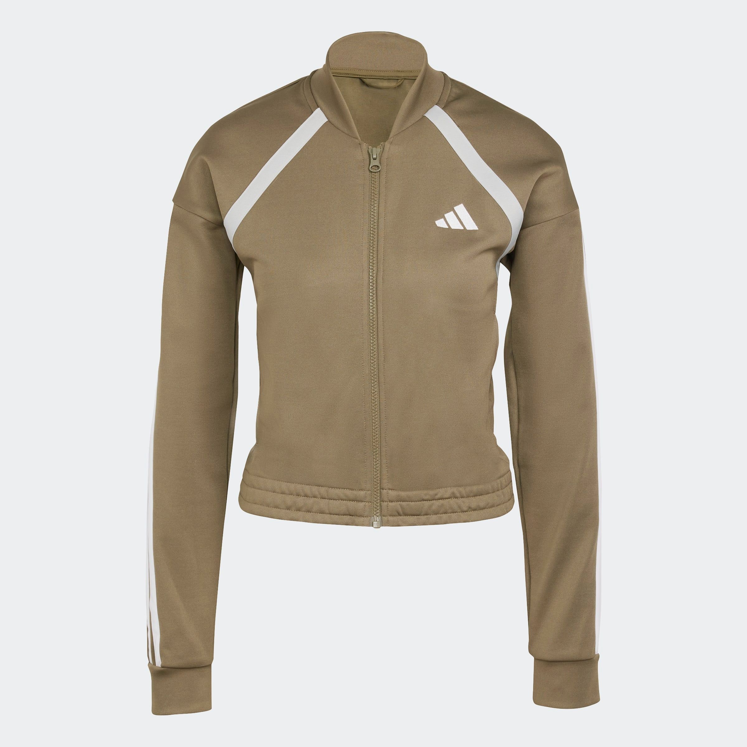 adidas Sportswear Trainingsanzug »W TEAMSPORT TS«, (2 tlg.), Jacke schmal geschnitten; Hose regulär geschnitten, hoher Bund