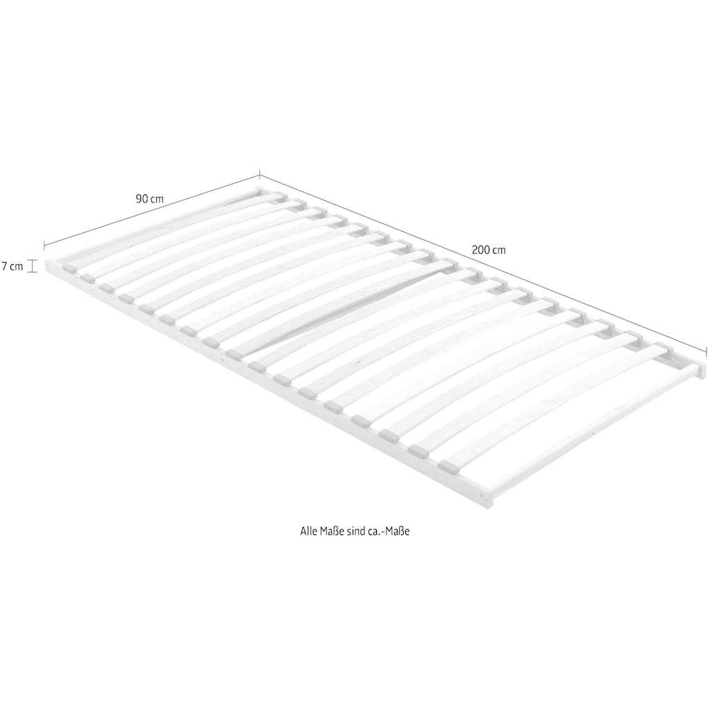 Vipack Lattenrost »Vipack Lattenrost«, Lattenrost mit 17 Schichtholzfederleisten in Kunststoffkappen