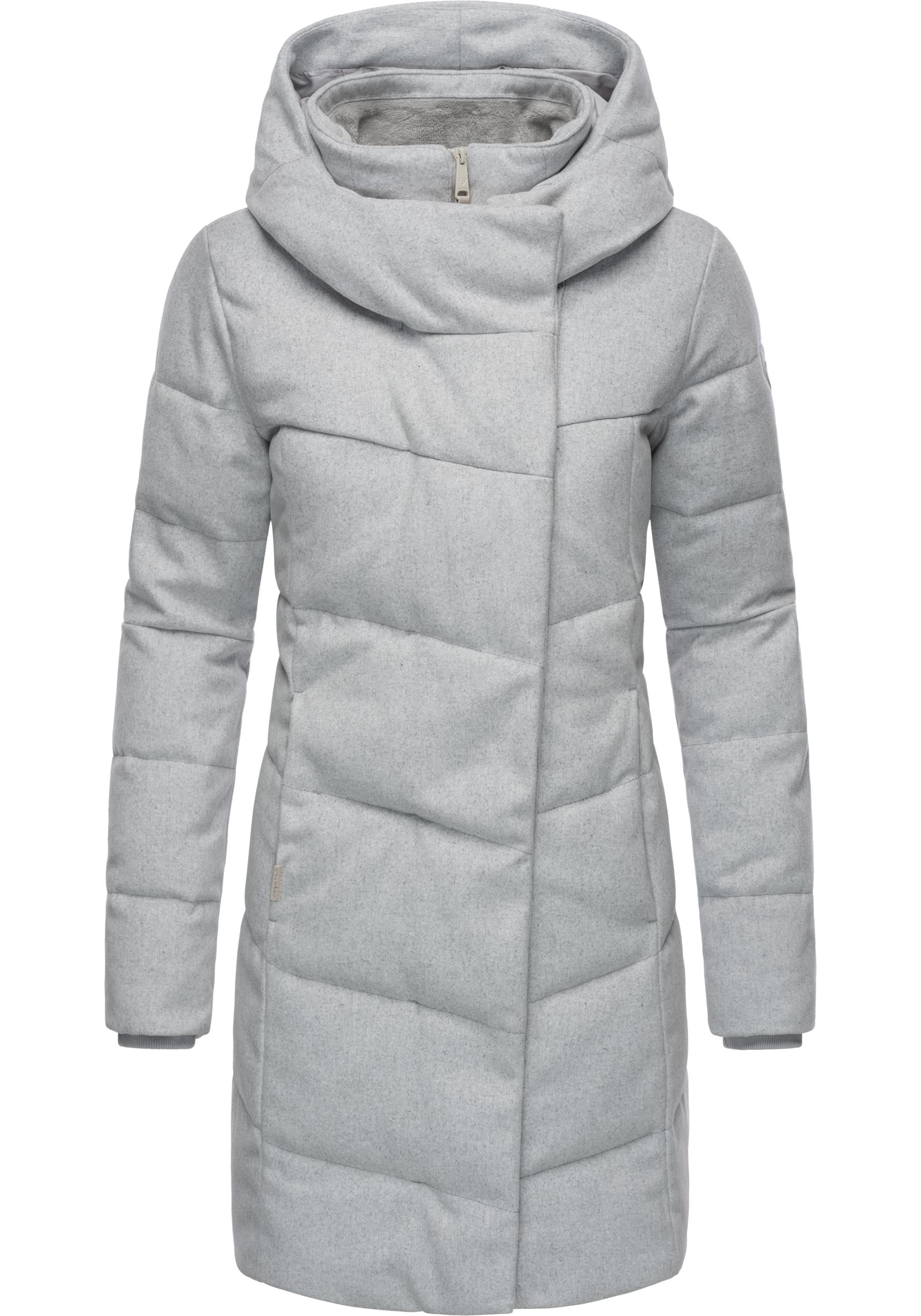 Ragwear Wintermantel »Pavla Coat«, stylischer Damen Steppmantel in Woll-Optik