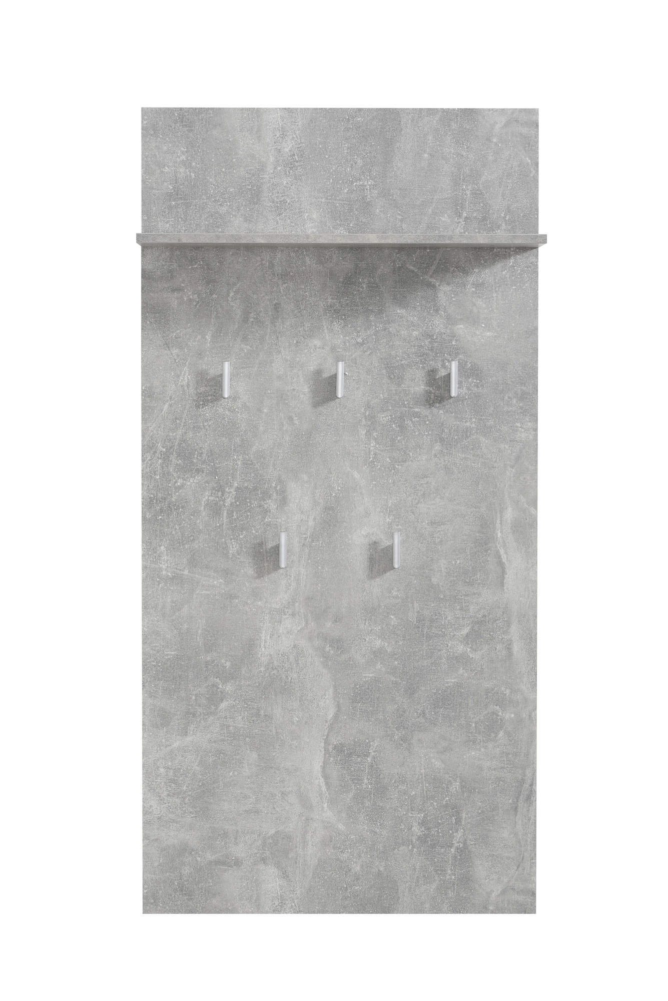 Home affaire Garderobenpaneel "Como, Wandregal mit Haken, mit Regal" Wandgarderobe, Aufhänger, in modernen Farben, Höhe 137 cm