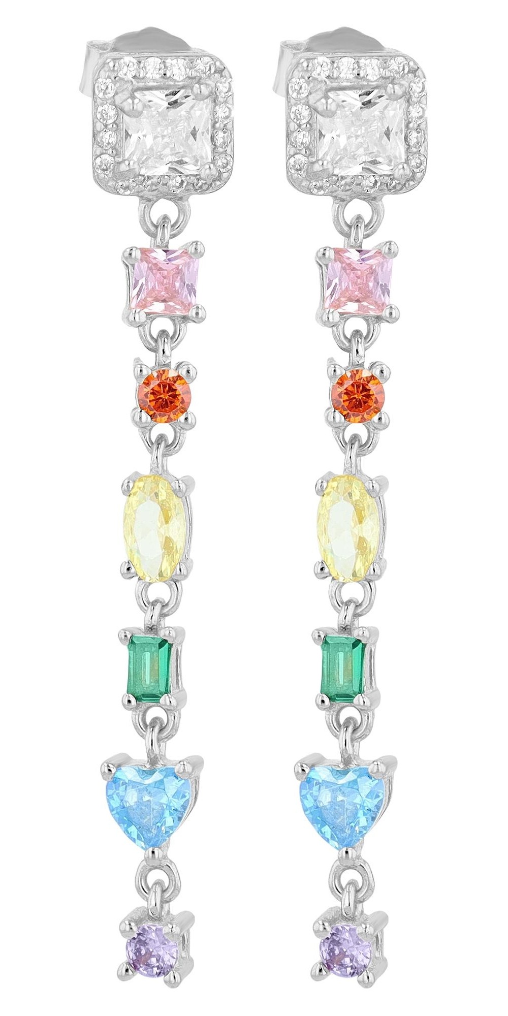 Adelia´s Paar Ohrhänger "Damen Ohrringe – Ohrstecker aus 925 Silber mit Zir günstig online kaufen