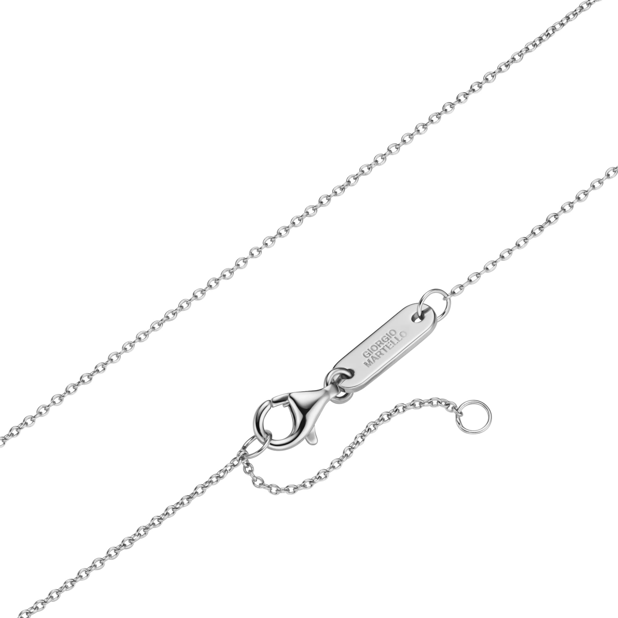 GIORGIO MARTELLO MILANO Collier »Ziersteine, Zirkonia weiß, Silber 925«
