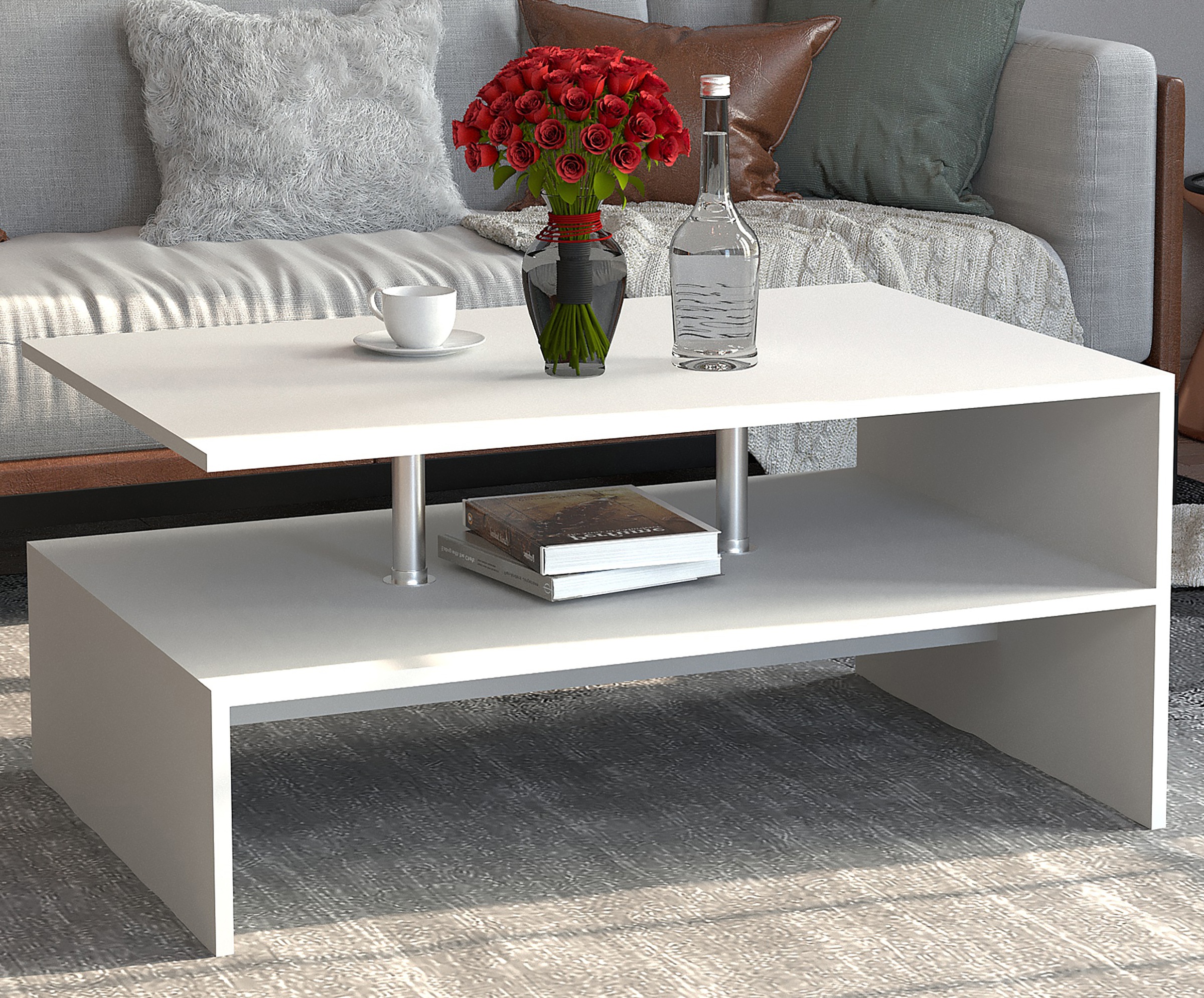 VCM Beistelltisch »Holz Sofatisch Couchtisch Wohnzimmertisch Maliso L«
