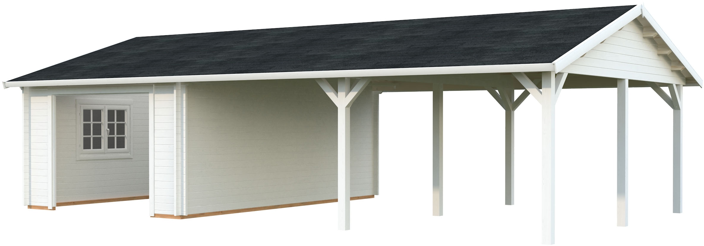 Palmako Garage "Roger, ohne Tor" BxTxH: 1006x619x316 cm