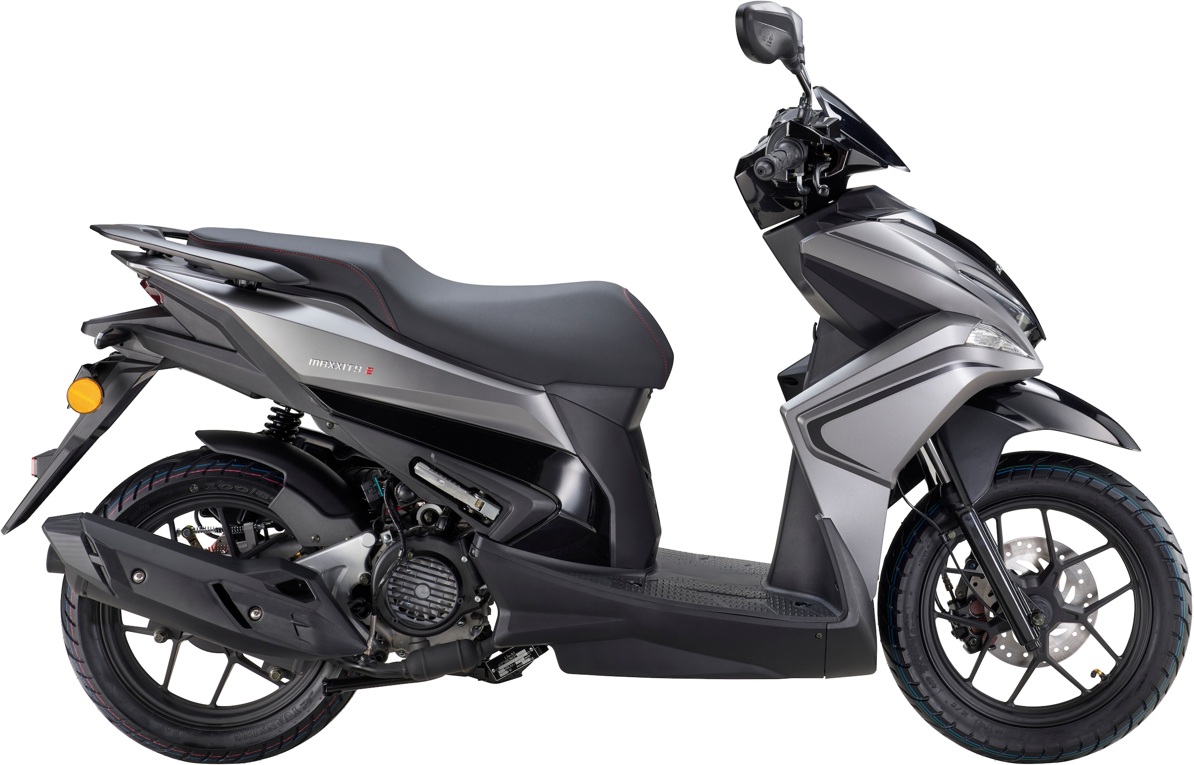 Luxxon Motorroller »MaXXity 2 125, E5+, grau«, 125 cm³, 85 km/h, Euro 5+, 8,2 PS, USB zum Laden externer Geräte (5V)
