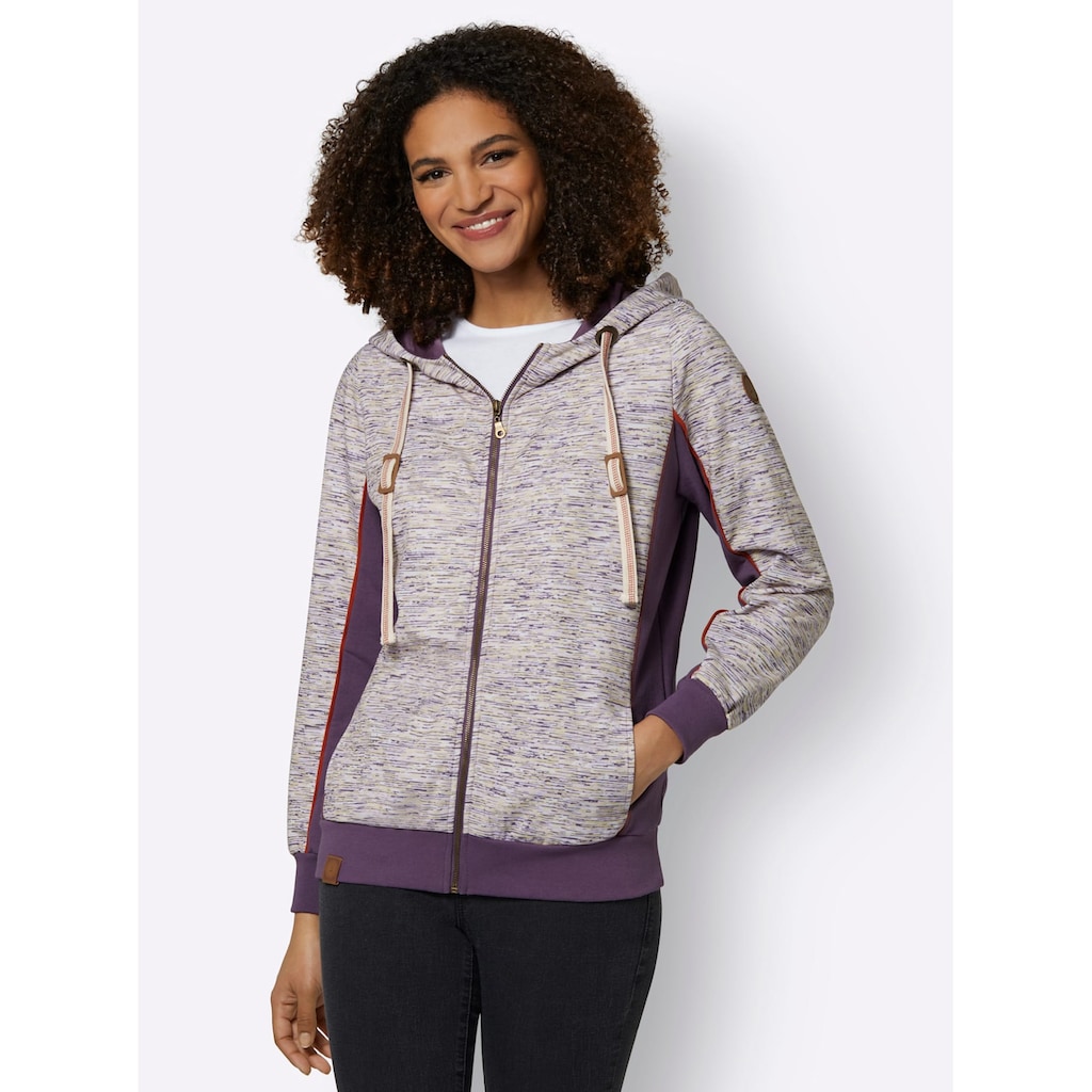 Casual Looks Shirtjacke »Sweatjacke«, (1 tlg.)