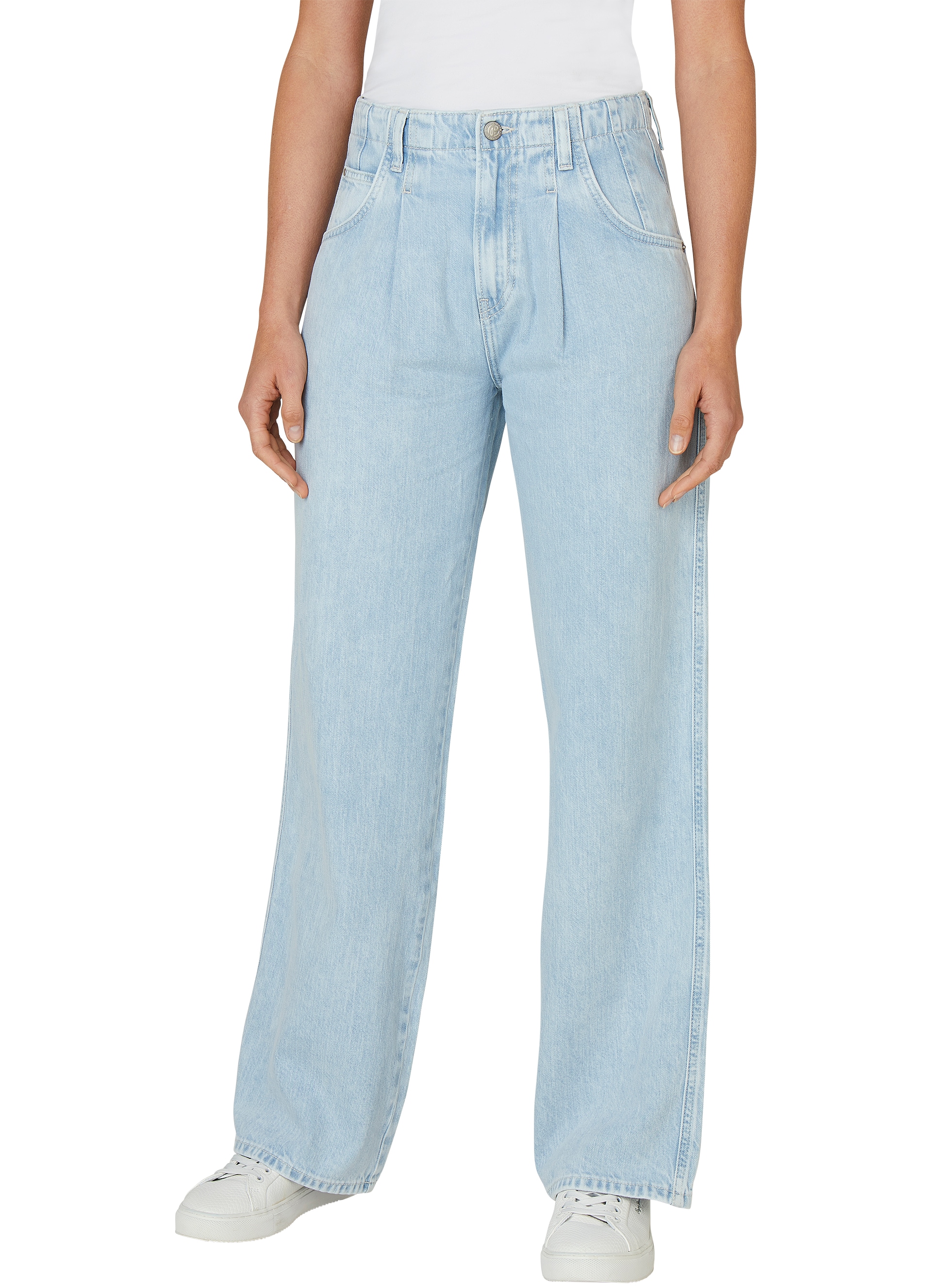 Pepe Jeans High-waist-Jeans "STRAIGHT UHW LEXA ARCHIVE", mit Bundfalten günstig online kaufen