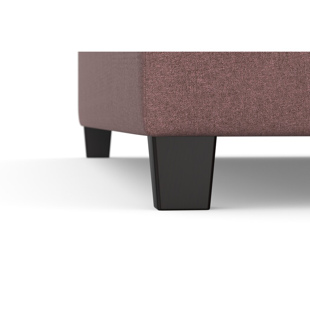 DOMO collection Ecksofa »Florentina«, wahlweise mit Bettfunktion, mit Kontrastnaht