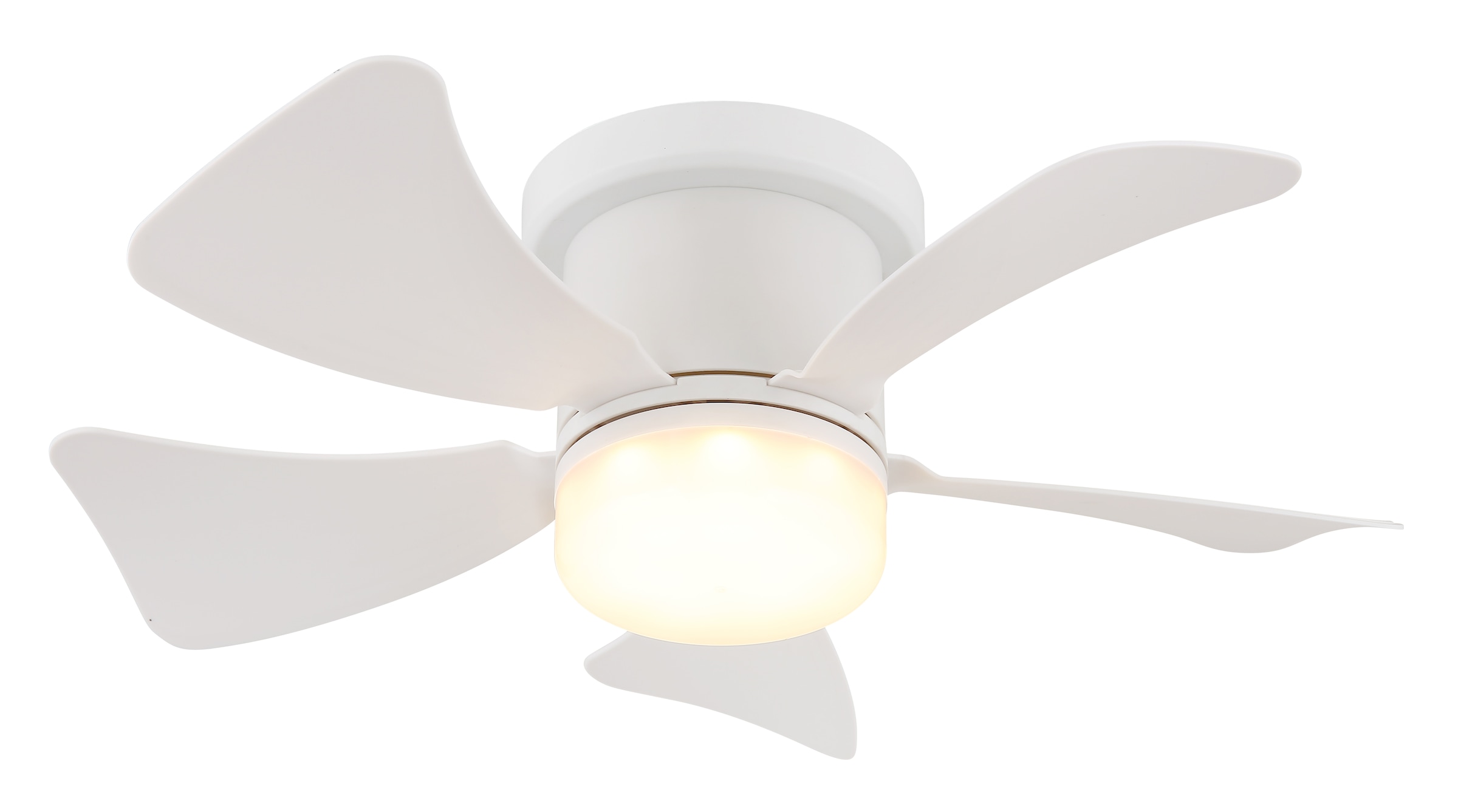 GLOBO LIGHTING Deckenleuchte »HINES« LED-Modul 1 Stk. warmweiß - kaltweiß Ventilator grau kühlen-heizen Wohnzimmer Schlafzimmer