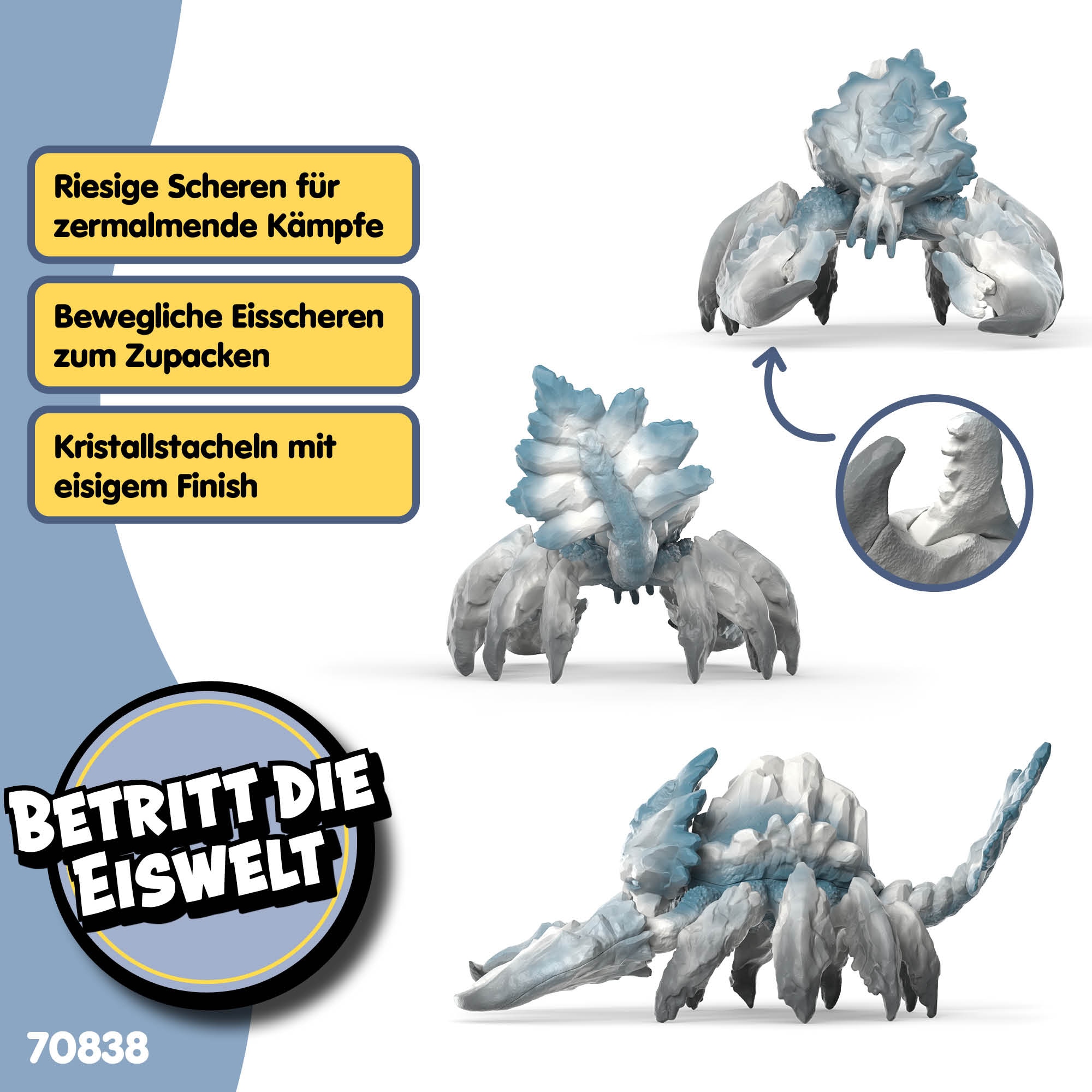 Schleich® Spielfigur »ELDRADOR® CREATURES, Eiskrabbe (70838)«