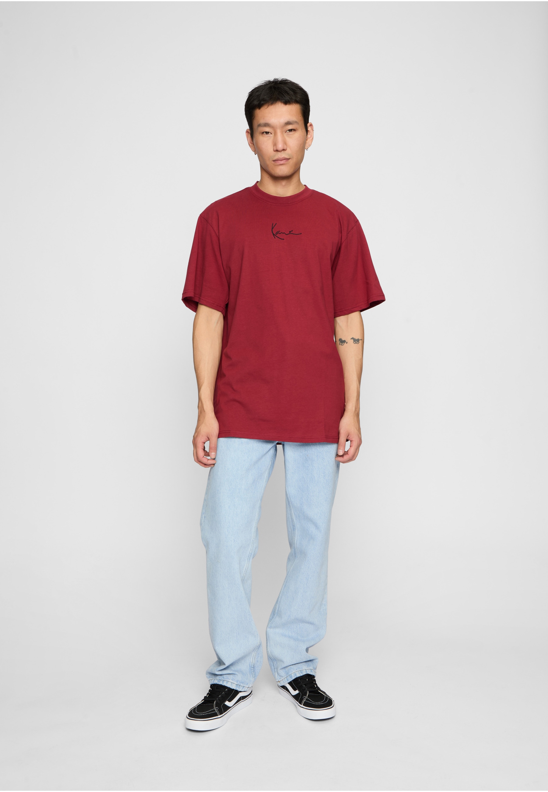 Karl Kani T-Shirt »Karl Kani KK Small Signature Essential Tee dark red« 1 Stk.