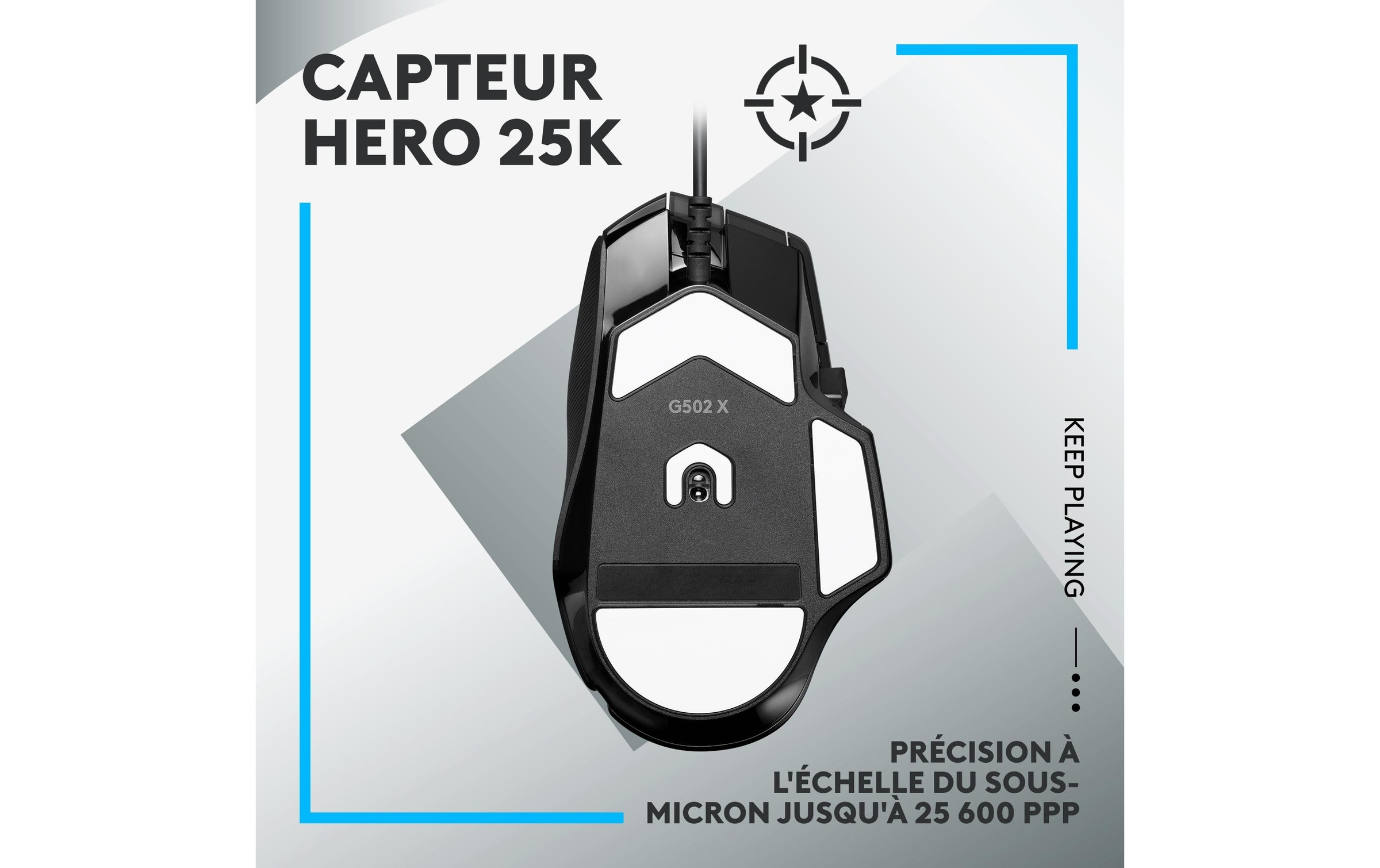 Logitech Gaming-Maus »G502 X Schwarz« kabelgebunden