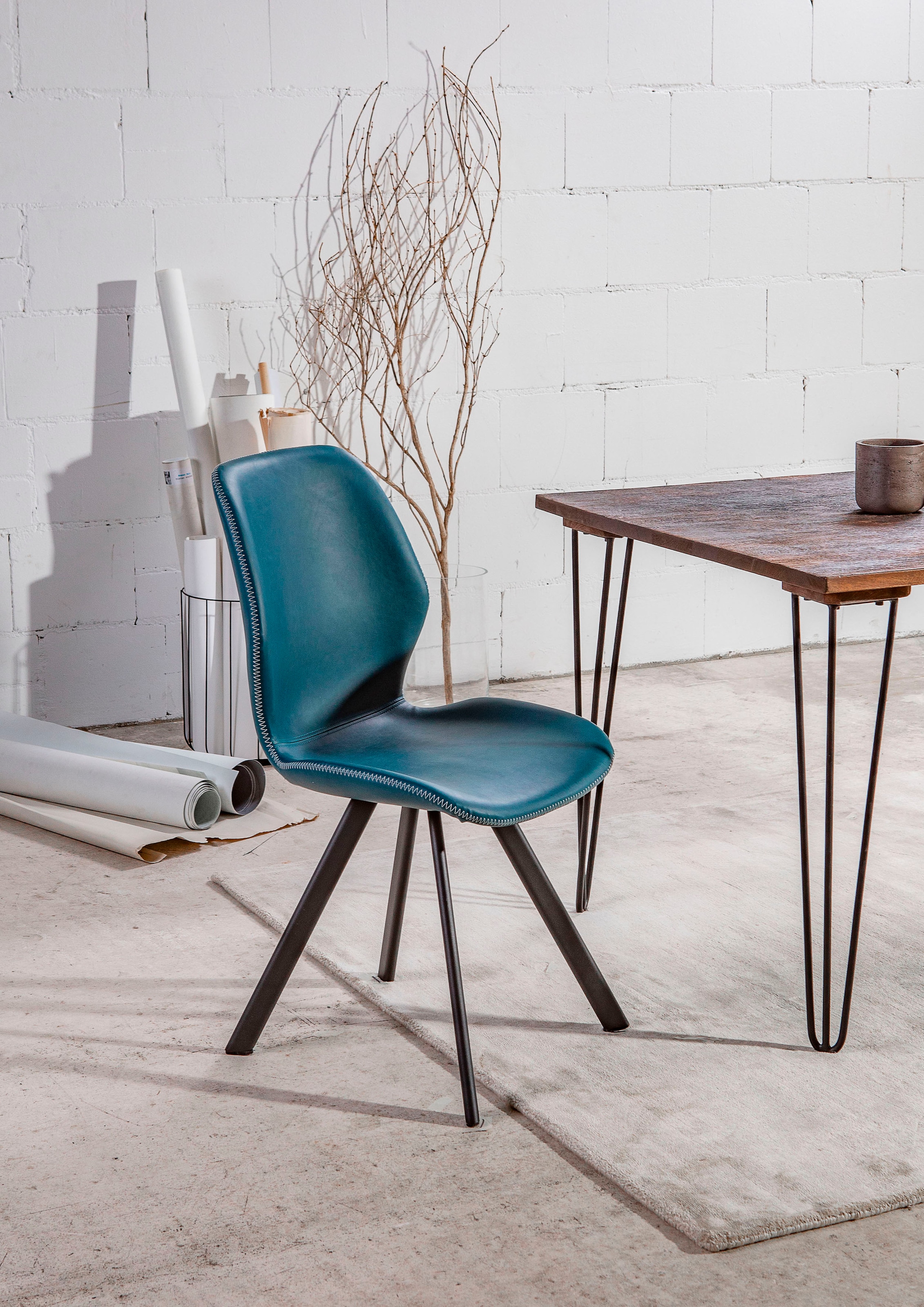 Gutmann Factory Esszimmerstuhl "Chill" (Set) 2 Stk.mit markanter Zick-Zack- günstig online kaufen