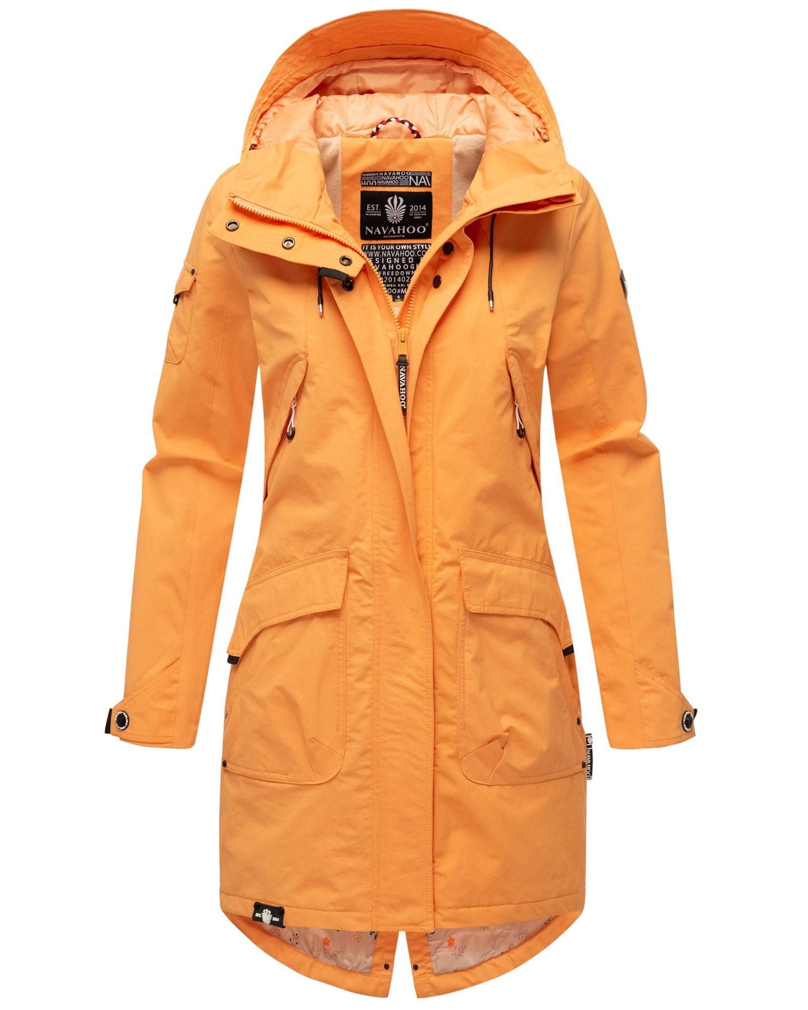 Navahoo Outdoorjacke »Pfefferschote«, mit Kapuze, moderne Damen Übergangsjacke mit Kapuze