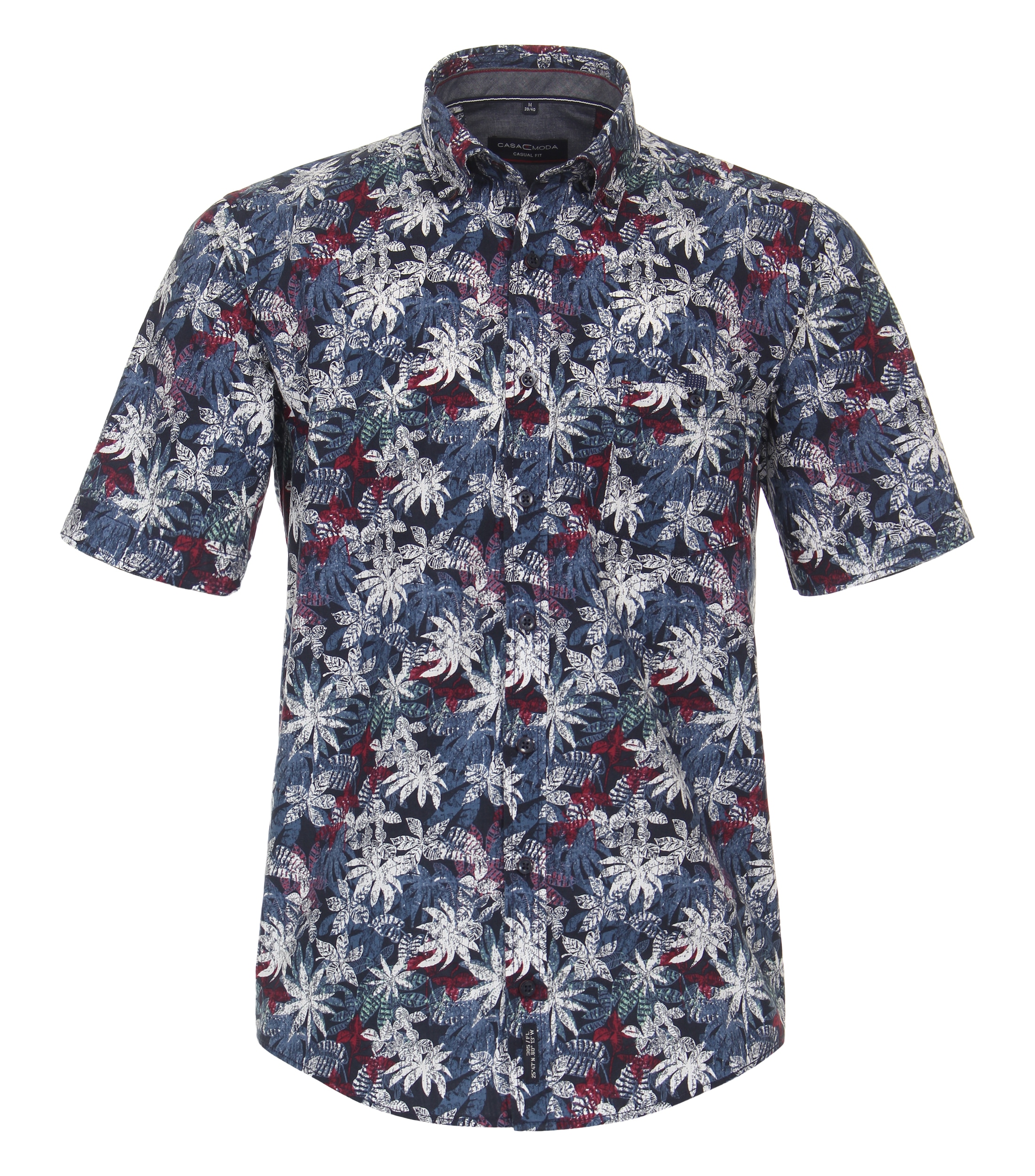 CASAMODA Langarmhemd "CASAMODA Print Freizeithemd Casual Fit Button-Down-Kr günstig online kaufen