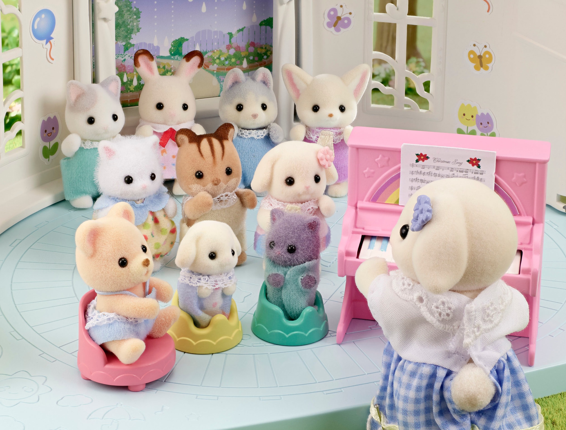 Sylvanian Families Spielwelt »Erlebniskindergarten - Sonnenschloss (5743)«