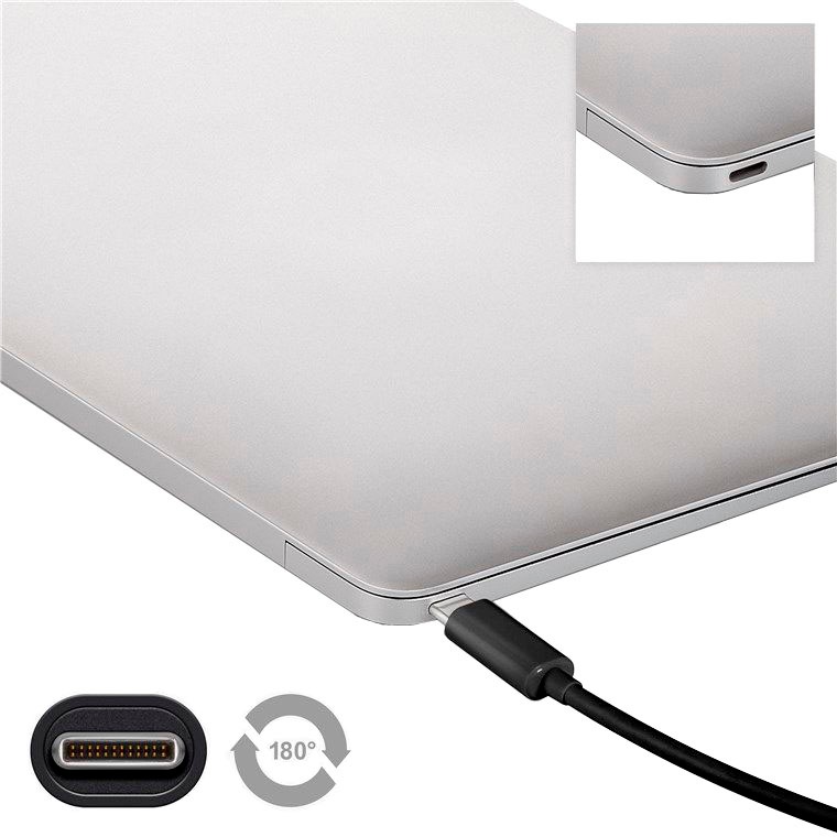 Goobay Smartphone-Kabel »Sync & Charge Super Speed USB-C™«, USB Typ A-USB-C-USB 3.0 Typ A, USB Typ A-USB-C, 100 cm