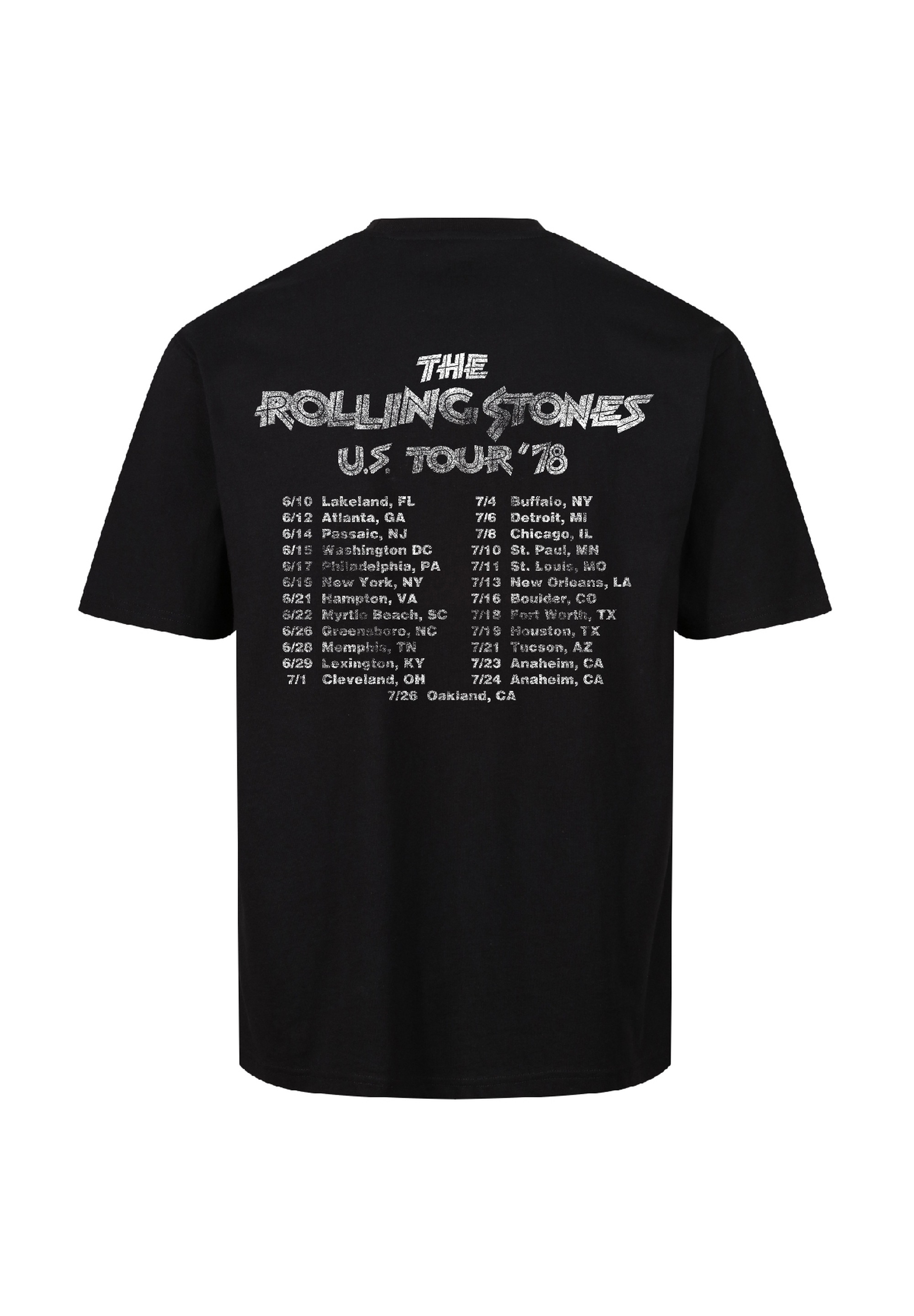 Recovered T-Shirt »The Rolling Stones 76 Tour«, mit coolem Stones-Print